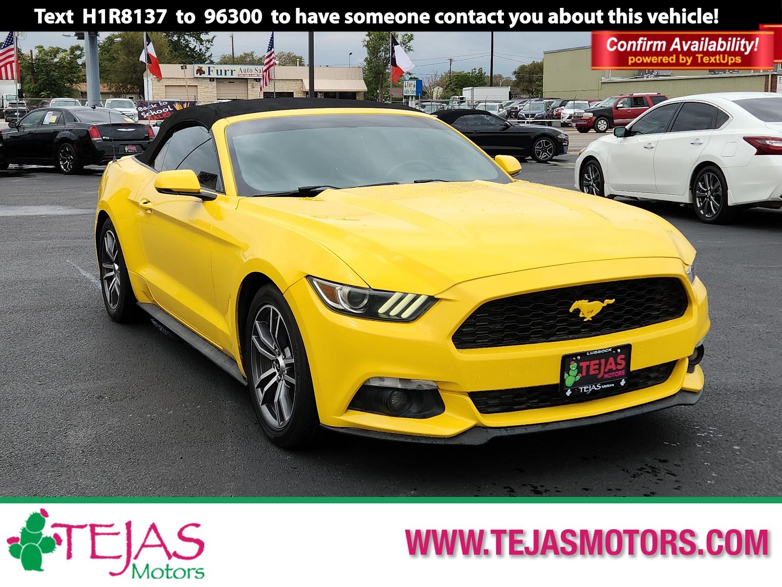 photo of 2016 Ford Mustang 2dr Conv EcoBoost Premium