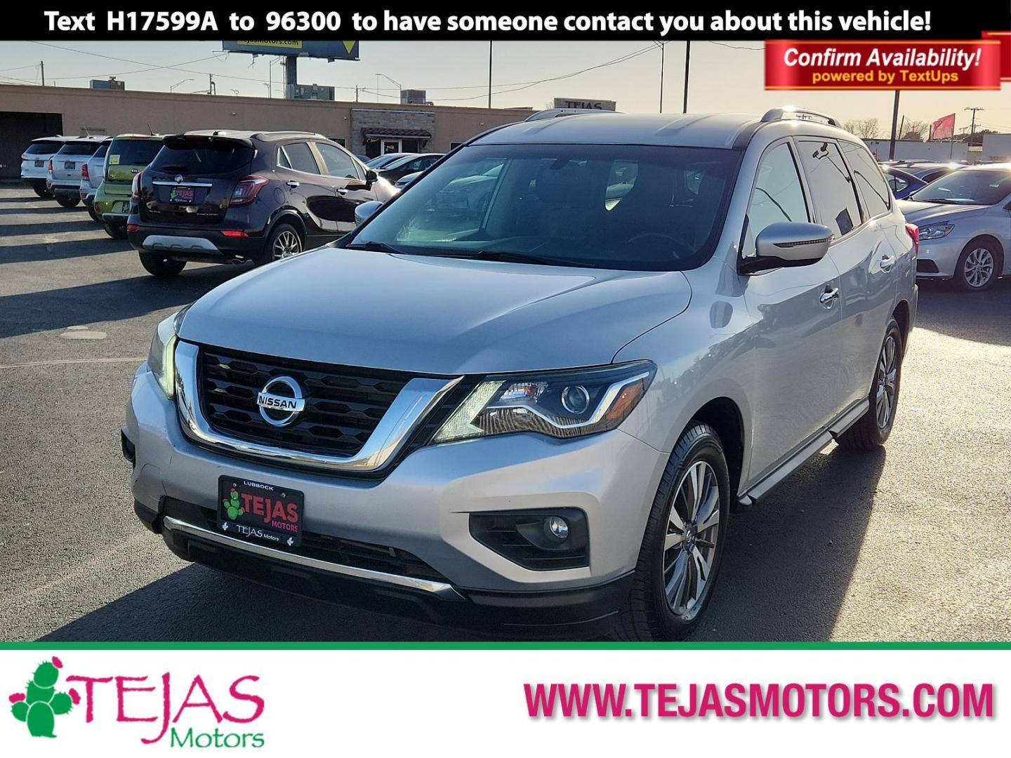 2017 Nissan Pathfinder SV (5N1DR2MN1HC) with an Engine: 3.5L DI V6 engine, located at 4110 Avenue Q, Lubbock, 79412, 33.556553, -101.855820 - Photo#0