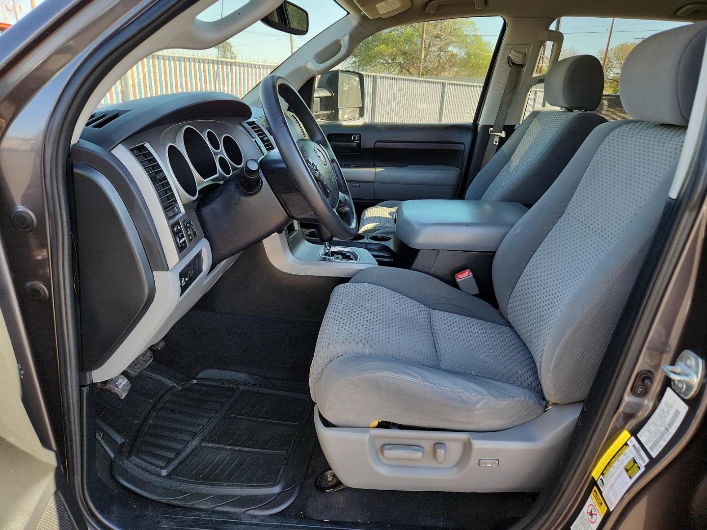 2012 Magnetic Gray Metallic - 1G3 /Graphite - FJ13 Toyota Tundra 2WD Truck Tundra-Grade CrewMax (5TFEY5F17CX) with an 5.7L DOHC 32-valve i-Force V8 engine -inc: dual independent variable valve timing w/intelligence, acoustically controlled induction engine, located at 4110 Avenue Q, Lubbock, 79412, 33.556553, -101.855820 - Photo#6