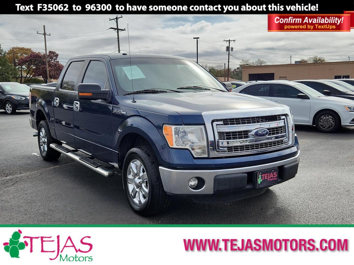 2014 Blue /Grey Ford F-150 XLT (1FTEW1CM4EK) with an ENGINE: 3.7L V6 FFV engine, located at 4110 Avenue Q, Lubbock, 79412, 33.556553, -101.855820 - 12/04/2024 KEY AND INSPECTION IN ENVELOPE GOD - Photo#0