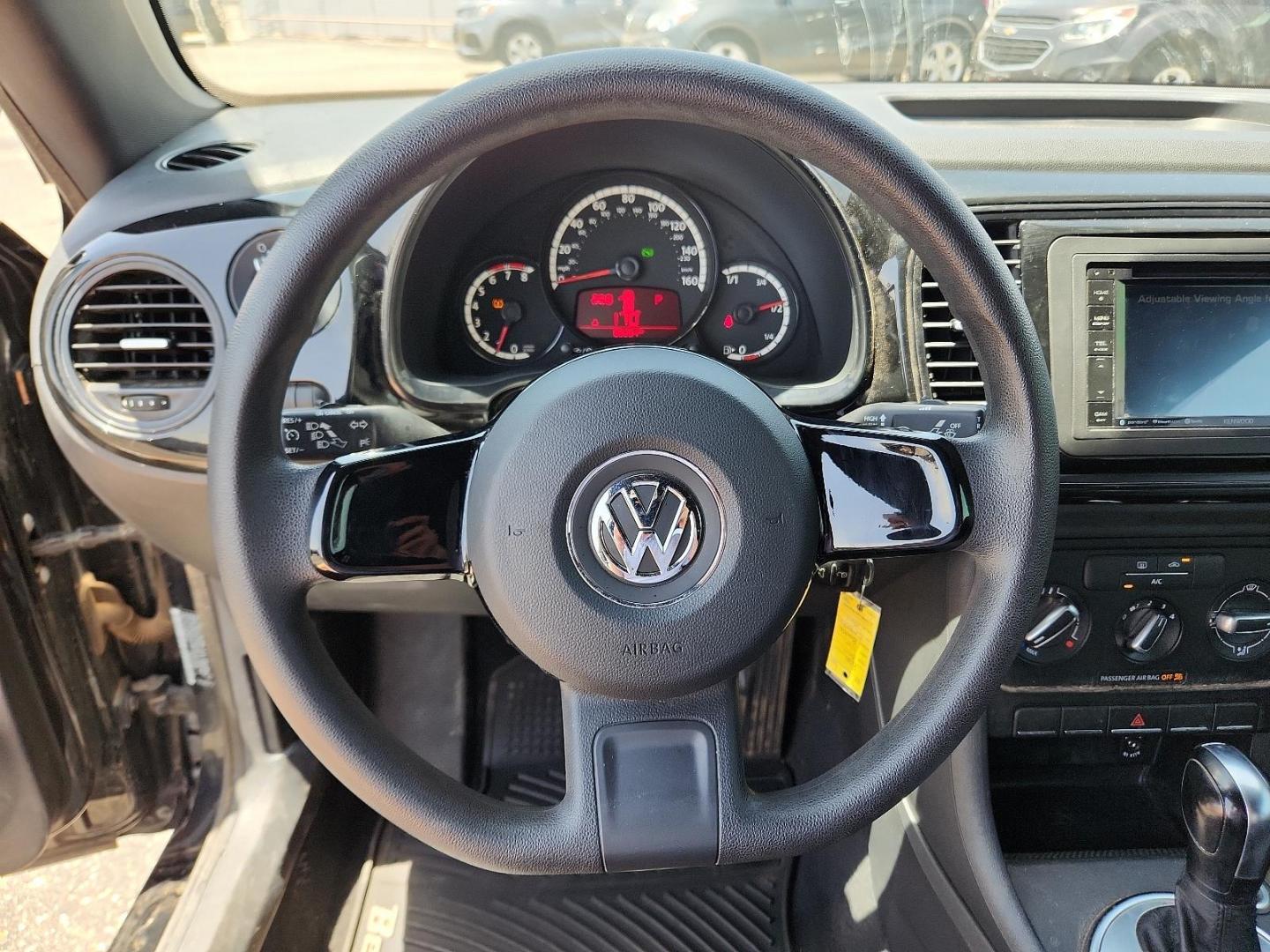 2014 Black Uni Volkswagen Beetle Coupe 1.8T Entry (3VWF17ATXEM) with an Engine: 1.8T 4 Cylinder 170 HP engine, located at 4110 Avenue Q, Lubbock, 79412, 33.556553, -101.855820 - 06/14/2024 KEY AND INSPECTION IN ENVELOPE GOD - Photo#11