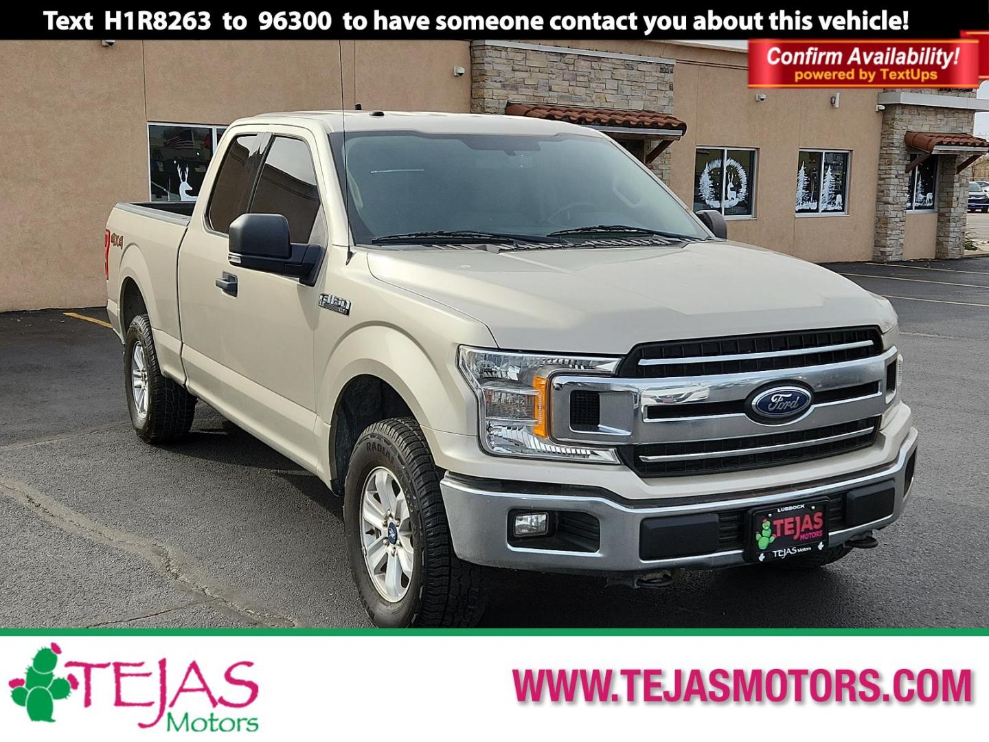 2018 TAN Ford F-150 XLT (1FTFX1E59JK) with an ENGINE: 5.0L V8 engine, located at 4110 Avenue Q, Lubbock, 79412, 33.556553, -101.855820 - Photo#0