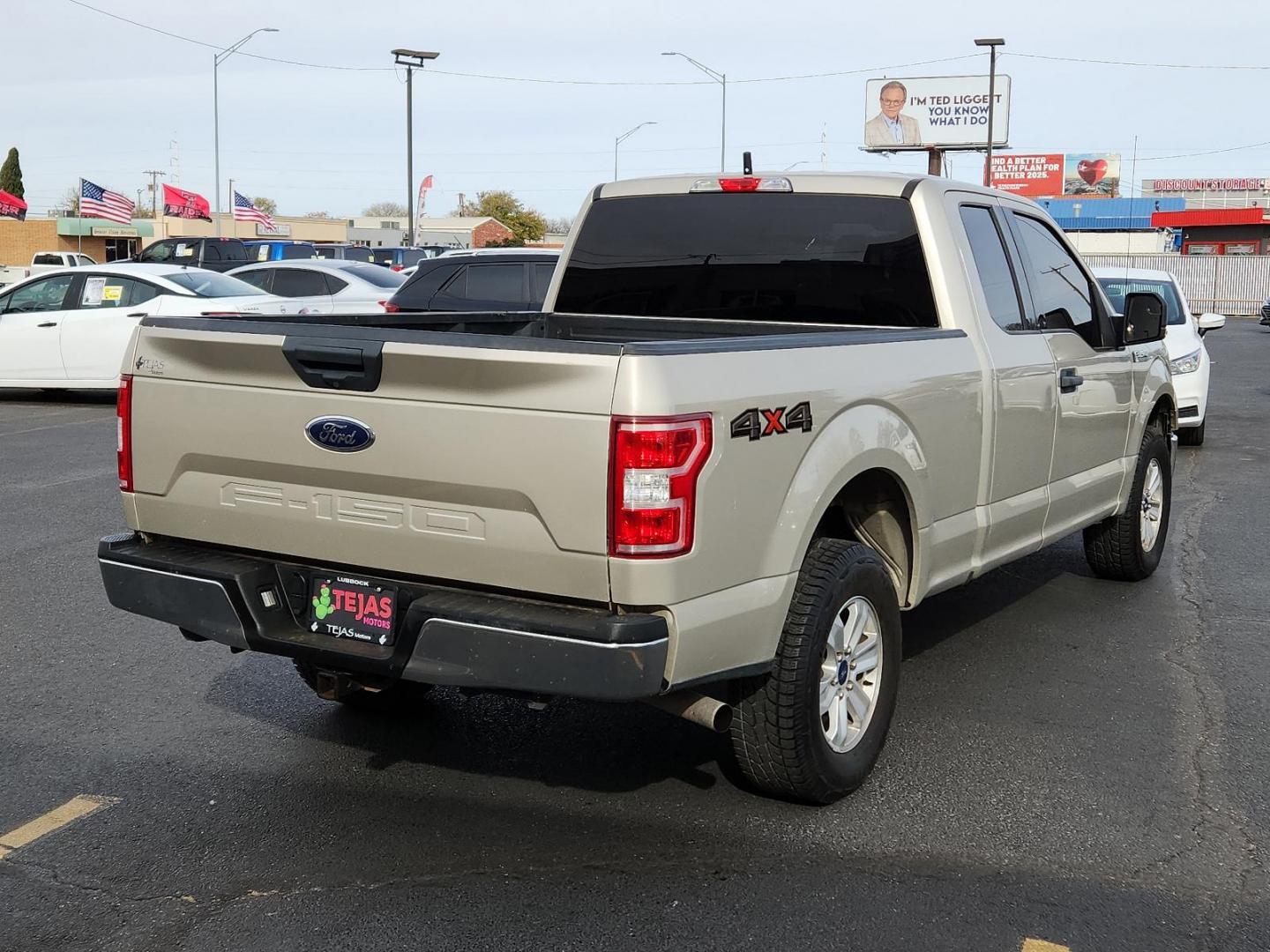 2018 TAN Ford F-150 XLT (1FTFX1E59JK) with an ENGINE: 5.0L V8 engine, located at 4110 Avenue Q, Lubbock, 79412, 33.556553, -101.855820 - Photo#1