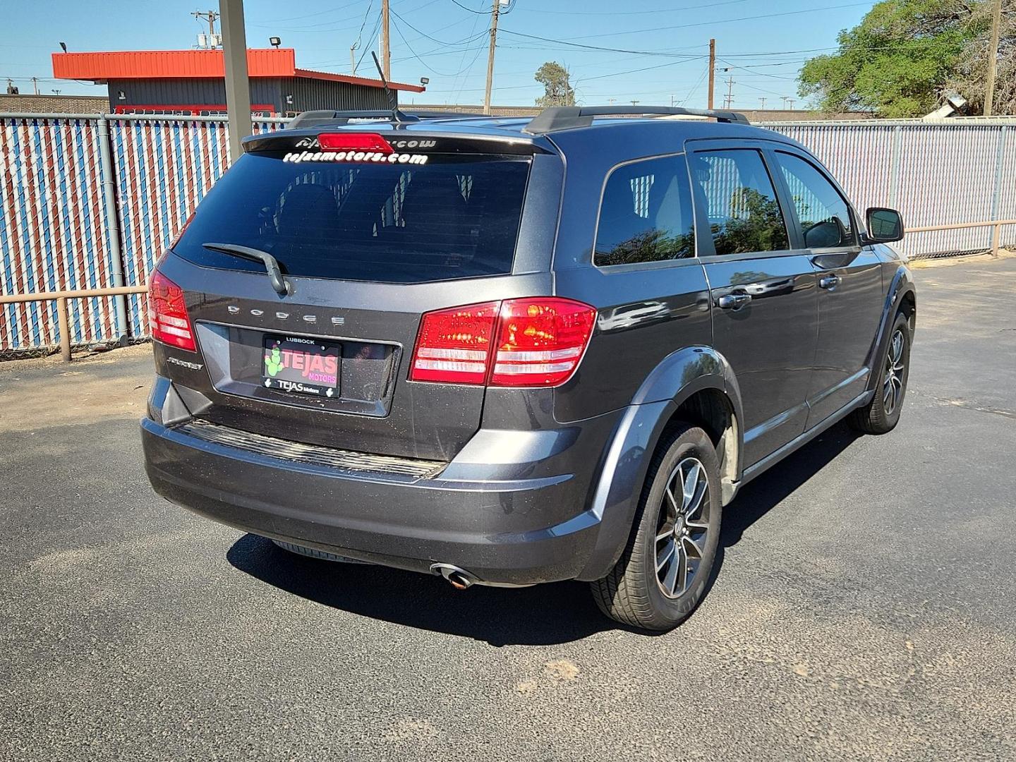 2018 Granite Pearlcoat - PAU /Black - E5X9 Dodge Journey SE (3C4PDCAB0JT) with an ENGINE: 2.4L I4 DOHC 16V DUAL VVT engine, located at 4110 Avenue Q, Lubbock, 79412, 33.556553, -101.855820 - Photo#1