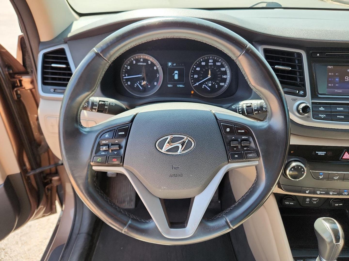 2016 Mojave Sand - NN5 /Beige - YAK Hyundai Tucson Sport (KM8J33A26GU) with an Engine: 1.6L GDI Turbo 4-Cylinder engine, located at 4110 Avenue Q, Lubbock, 79412, 33.556553, -101.855820 - 08/01/2024 KEY IN ENVELOPE GOD - Photo#10