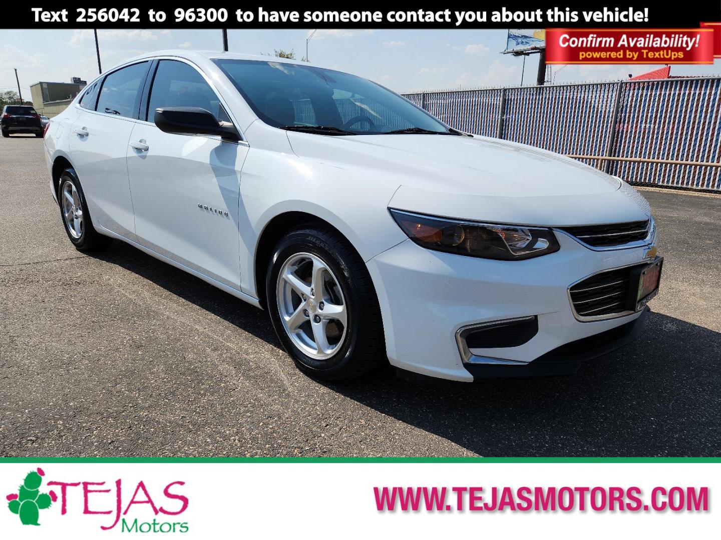 2018 White /Dark Atmosphere/Medium Ash Gray - H1H Chevrolet Malibu LS (1G1ZB5ST4JF) with an ENGINE, 1.5L TURBO DOHC 4-CYLINDER DI engine, located at 4110 Avenue Q, Lubbock, 79412, 33.556553, -101.855820 - 08/23/2023 INSPECTION IN ENVELOPE GOD 08/26/2023 KEY IN ENVELOPE GOD - Photo#0