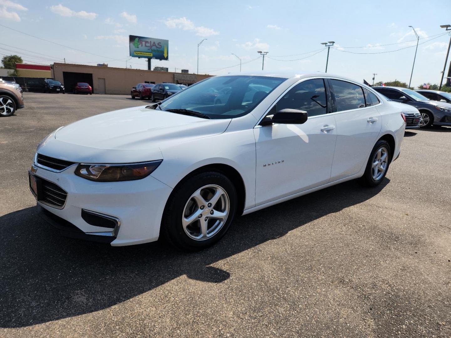 2018 White /Dark Atmosphere/Medium Ash Gray - H1H Chevrolet Malibu LS (1G1ZB5ST4JF) with an ENGINE, 1.5L TURBO DOHC 4-CYLINDER DI engine, located at 4110 Avenue Q, Lubbock, 79412, 33.556553, -101.855820 - 08/23/2023 INSPECTION IN ENVELOPE GOD 08/26/2023 KEY IN ENVELOPE GOD - Photo#1