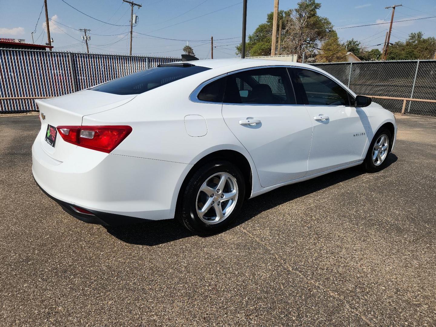 2018 White /Dark Atmosphere/Medium Ash Gray - H1H Chevrolet Malibu LS (1G1ZB5ST4JF) with an ENGINE, 1.5L TURBO DOHC 4-CYLINDER DI engine, located at 4110 Avenue Q, Lubbock, 79412, 33.556553, -101.855820 - 08/23/2023 INSPECTION IN ENVELOPE GOD 08/26/2023 KEY IN ENVELOPE GOD - Photo#3