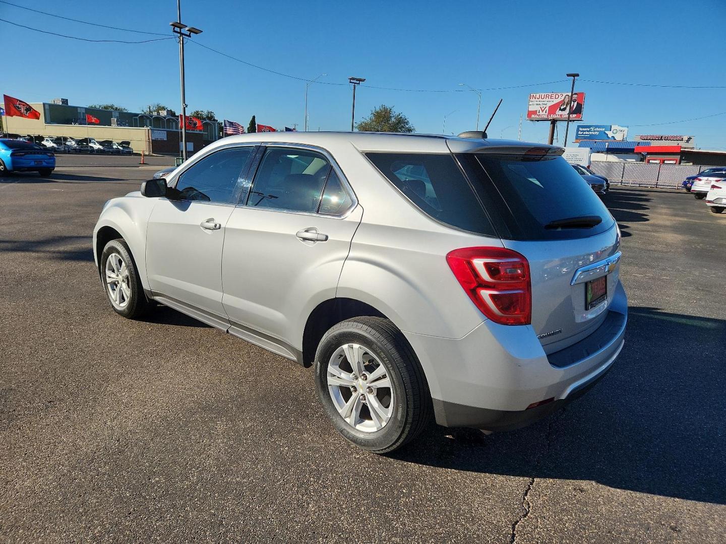 2017 SILVER Chevrolet Equinox LS (2GNALBEK3H1) with an ENGINE, 2.4L DOHC 4-CYLINDER SIDI (SPARK IGNITION DIRECT INJECTION) engine, located at 4110 Avenue Q, Lubbock, 79412, 33.556553, -101.855820 - 10/21/2023 INSPECTION AND KEY IN ENVELOPE GOD - Photo#2