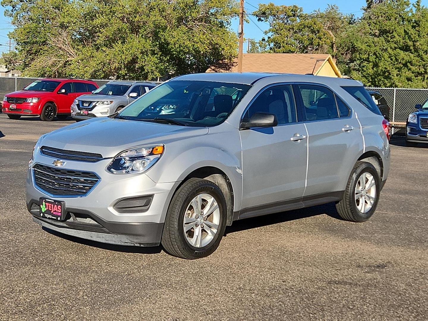 2017 SILVER Chevrolet Equinox LS (2GNALBEK3H1) with an ENGINE, 2.4L DOHC 4-CYLINDER SIDI (SPARK IGNITION DIRECT INJECTION) engine, located at 4110 Avenue Q, Lubbock, 79412, 33.556553, -101.855820 - 10/21/2023 INSPECTION AND KEY IN ENVELOPE GOD - Photo#3