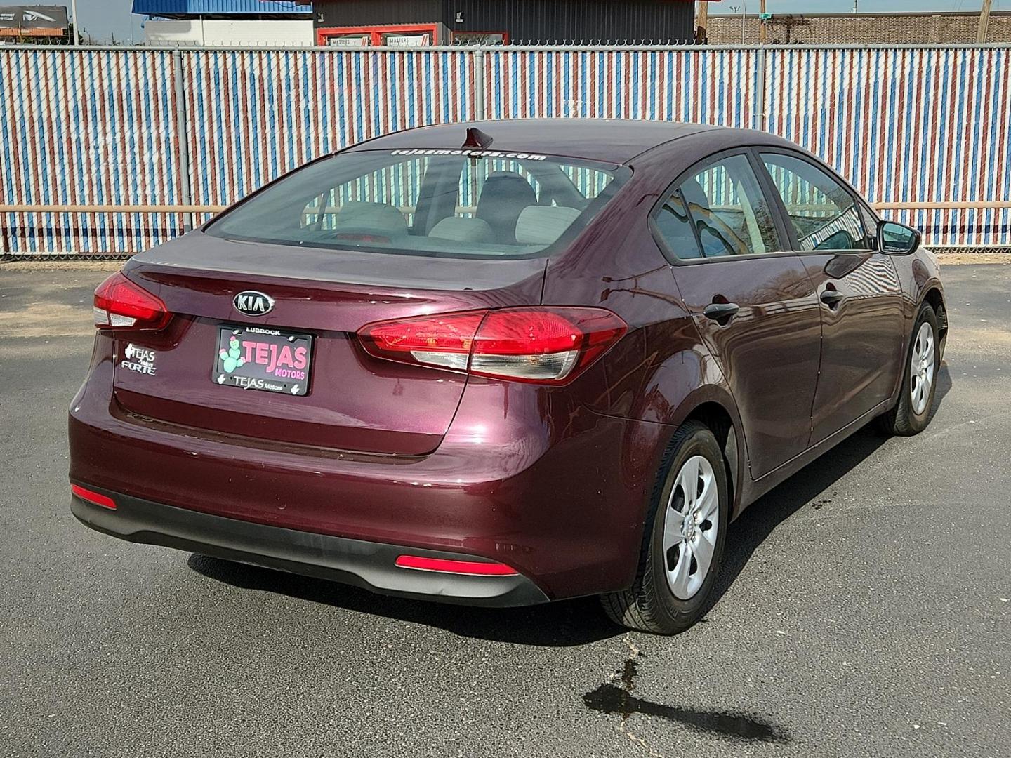 2017 Purple Kia Forte LX (3KPFK4A76HE) with an Engine: 2.0L I4 DOHC D-CVVT MPI engine, located at 4110 Avenue Q, Lubbock, 79412, 33.556553, -101.855820 - Photo#1