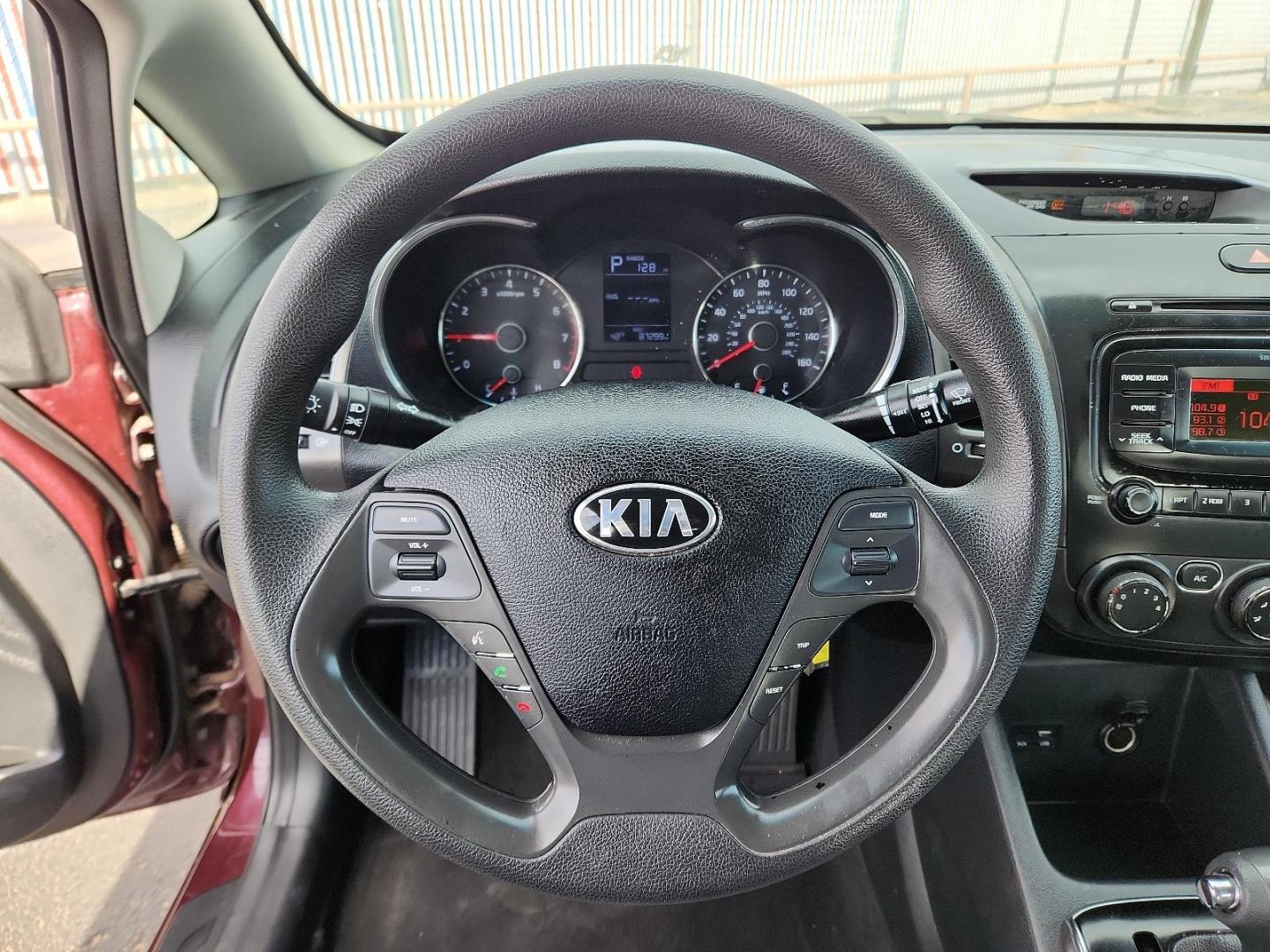 2017 Purple Kia Forte LX (3KPFK4A76HE) with an Engine: 2.0L I4 DOHC D-CVVT MPI engine, located at 4110 Avenue Q, Lubbock, 79412, 33.556553, -101.855820 - Photo#10