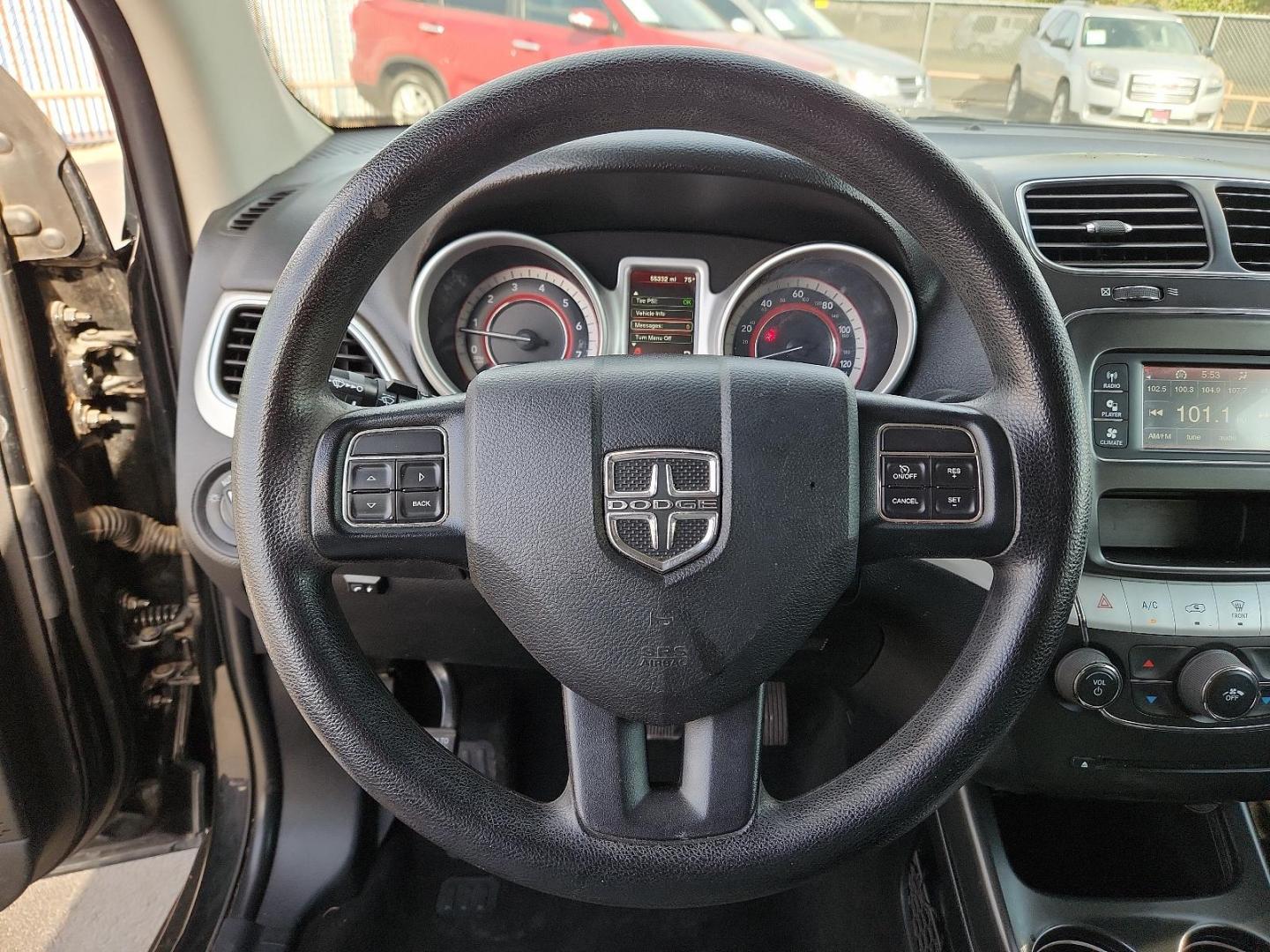 2018 Pitch Black Clearcoat - PX8 /Black - E5X9 Dodge Journey SE (3C4PDCAB9JT) with an ENGINE: 2.4L I4 DOHC 16V DUAL VVT engine, located at 4110 Avenue Q, Lubbock, 79412, 33.556553, -101.855820 - Photo#10