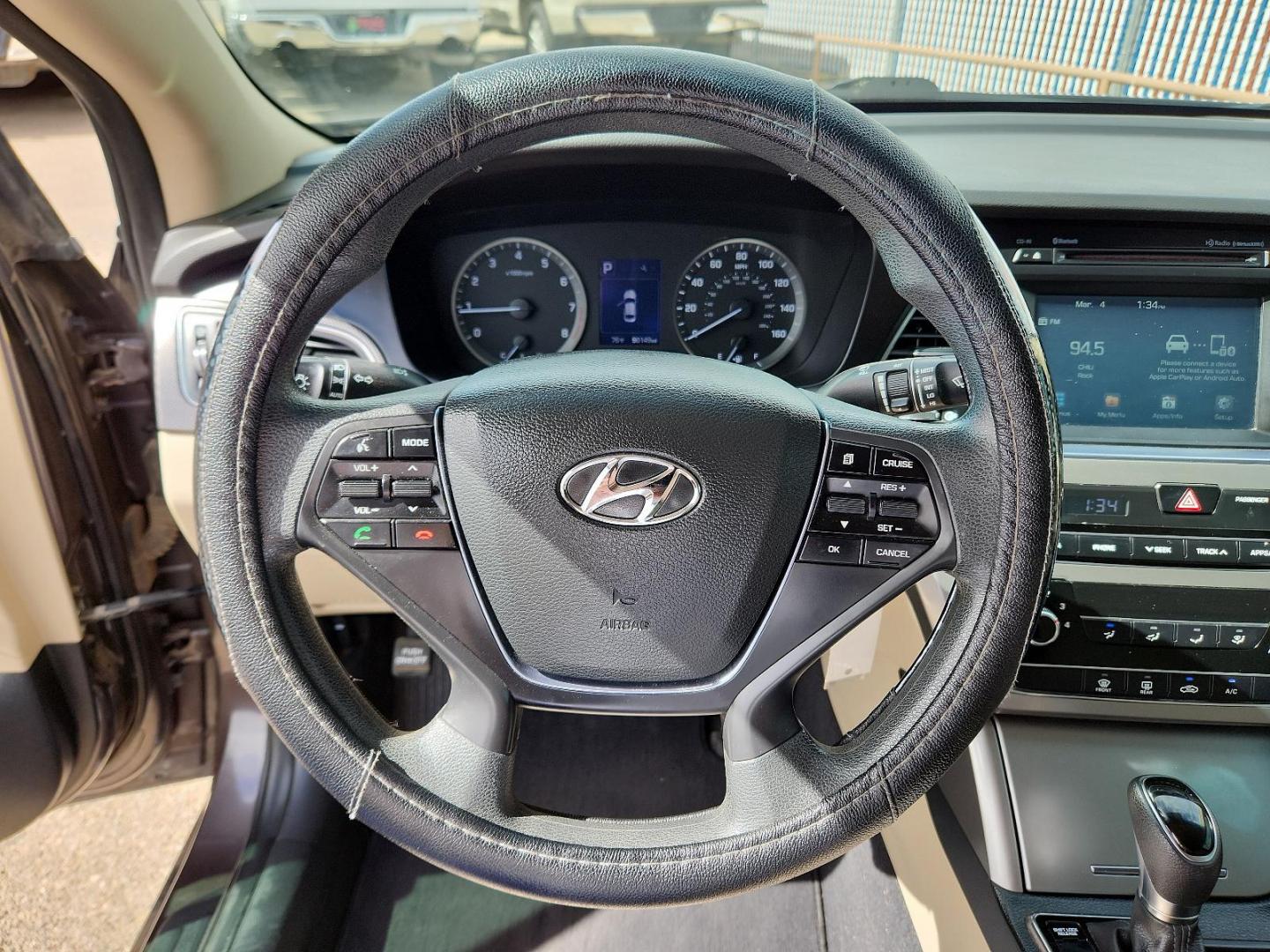 2017 BROWN Hyundai Sonata Sport (5NPE34AF6HH) with an Engine: 2.4L GDI 4-Cylinder engine, located at 4110 Avenue Q, Lubbock, 79412, 33.556553, -101.855820 - Photo#9