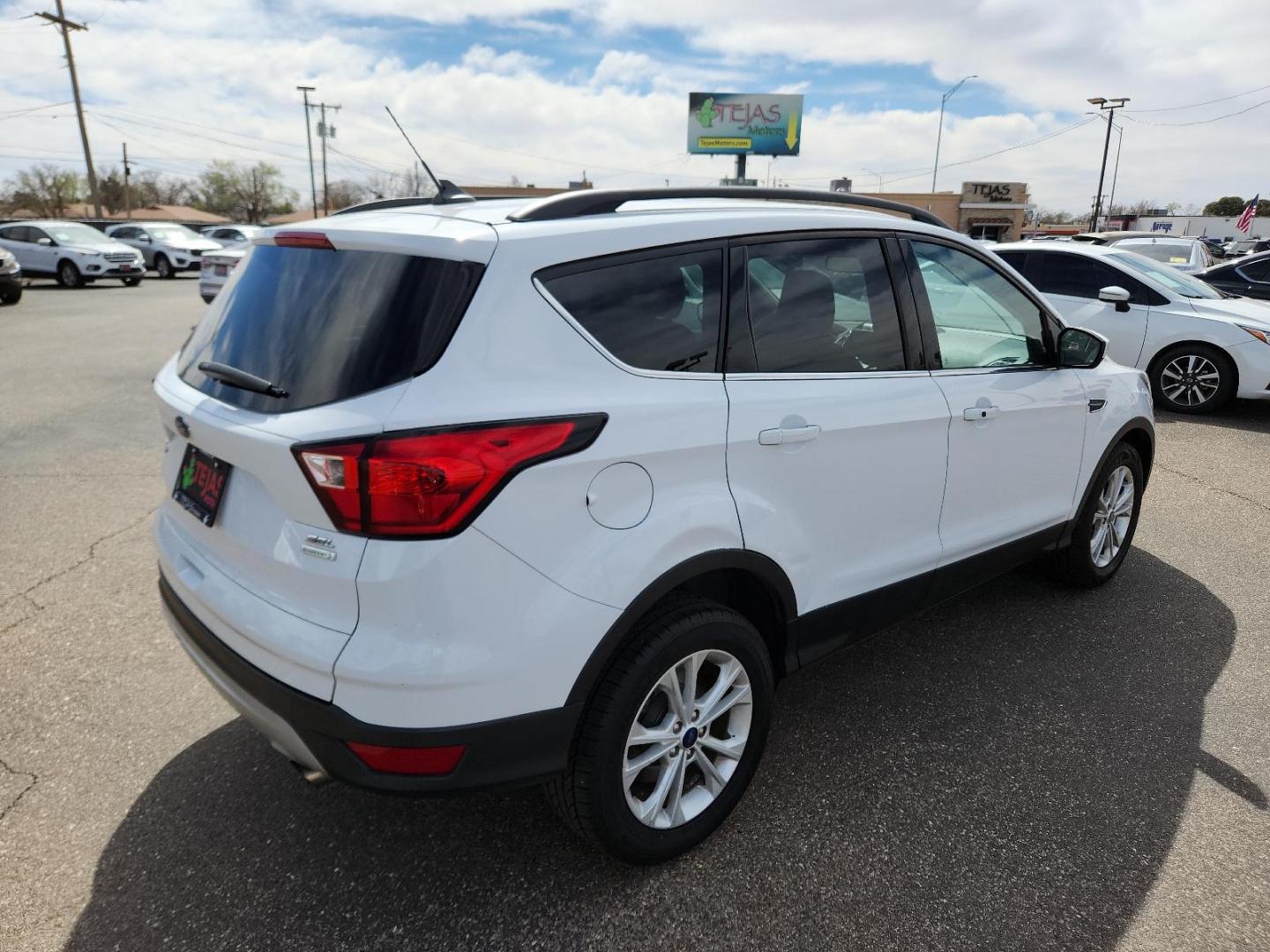 2019 WHITE Ford Escape SEL (1FMCU0HD4KU) with an ENGINE: 1.5L ECOBOOST engine, located at 4110 Avenue Q, Lubbock, 79412, 33.556553, -101.855820 - 03/01/2024 INSPECTION AND KEY IN ENVELOPE GOD - Photo#1