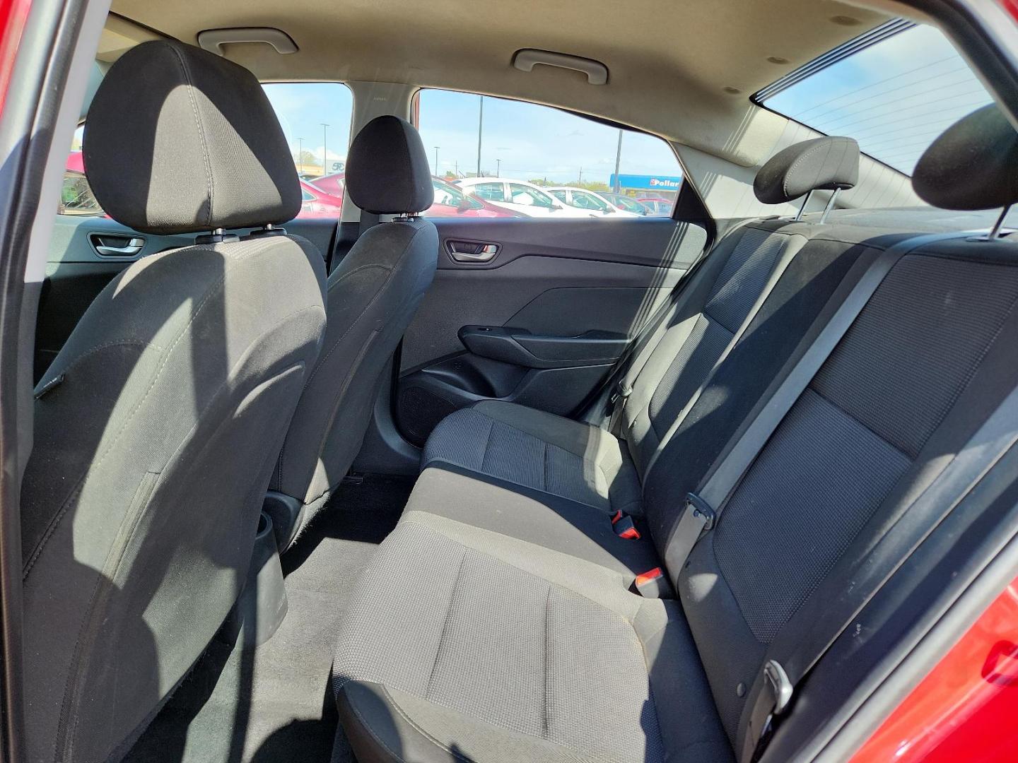 2020 RED Hyundai Accent SE (3KPC24A62LE) with an Engine: 1.6L DOHC DPI I4 w/CVVT -inc: Dual Continuously Variable Valve Timing (D-CVVT) engine, located at 4110 Avenue Q, Lubbock, 79412, 33.556553, -101.855820 - 03/09/2024 INSPECTION IN ENVELPE GOD 03/23/2024 KEY IN ENVELOPE GOD - Photo#4