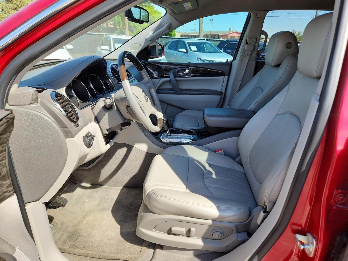 2014 RED Buick Enclave Leather (5GAKRBKD7EJ) with an ENGINE, 3.6L VARIABLE VALVE TIMING V6 WITH SIDI (SPARK IGNITION DIRECT INJECTION), DOHC engine, located at 4110 Avenue Q, Lubbock, 79412, 33.556553, -101.855820 - 04/05/2024 INSPECTION IN ENVELOPE GOD - Photo#6