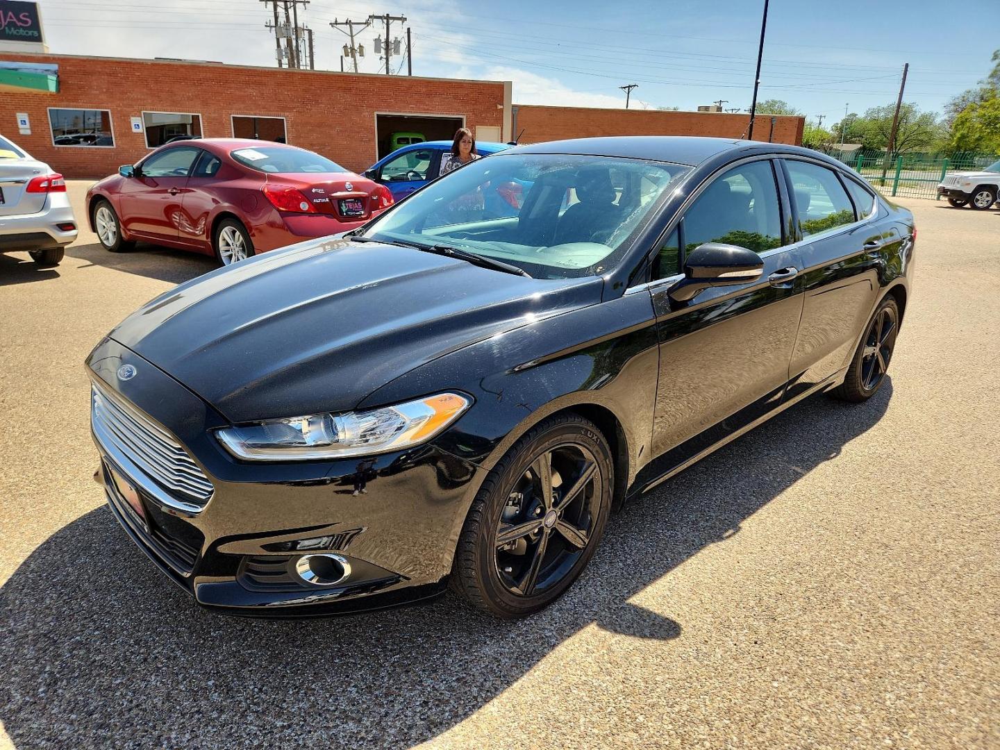 2016 BLACK Ford Fusion SE (3FA6P0H70GR) with an ENGINE: 2.5L IVCT engine, located at 4110 Avenue Q, Lubbock, 79412, 33.556553, -101.855820 - 10/01/2024 INSPECTION IN ENVELOPE god 04/19/2024 KEY IN ENVELOPE GOD - Photo#3