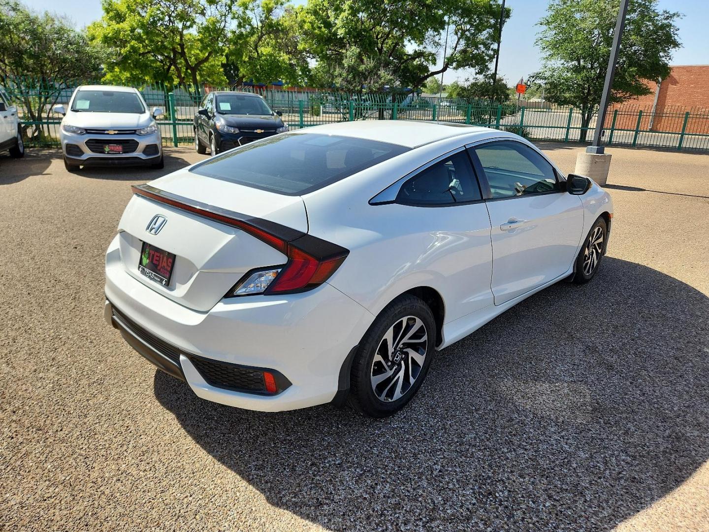 2016 WHITE Honda Civic Coupe LX-P (2HGFC4B0XGH) with an Engine: 2.0L I-4 DOHC 16-Valve i-VTEC engine, located at 4110 Avenue Q, Lubbock, 79412, 33.556553, -101.855820 - 04/20/2024 inspection in envelope god 05/01/2024 KEY IN ENVELOPE GOD - Photo#1