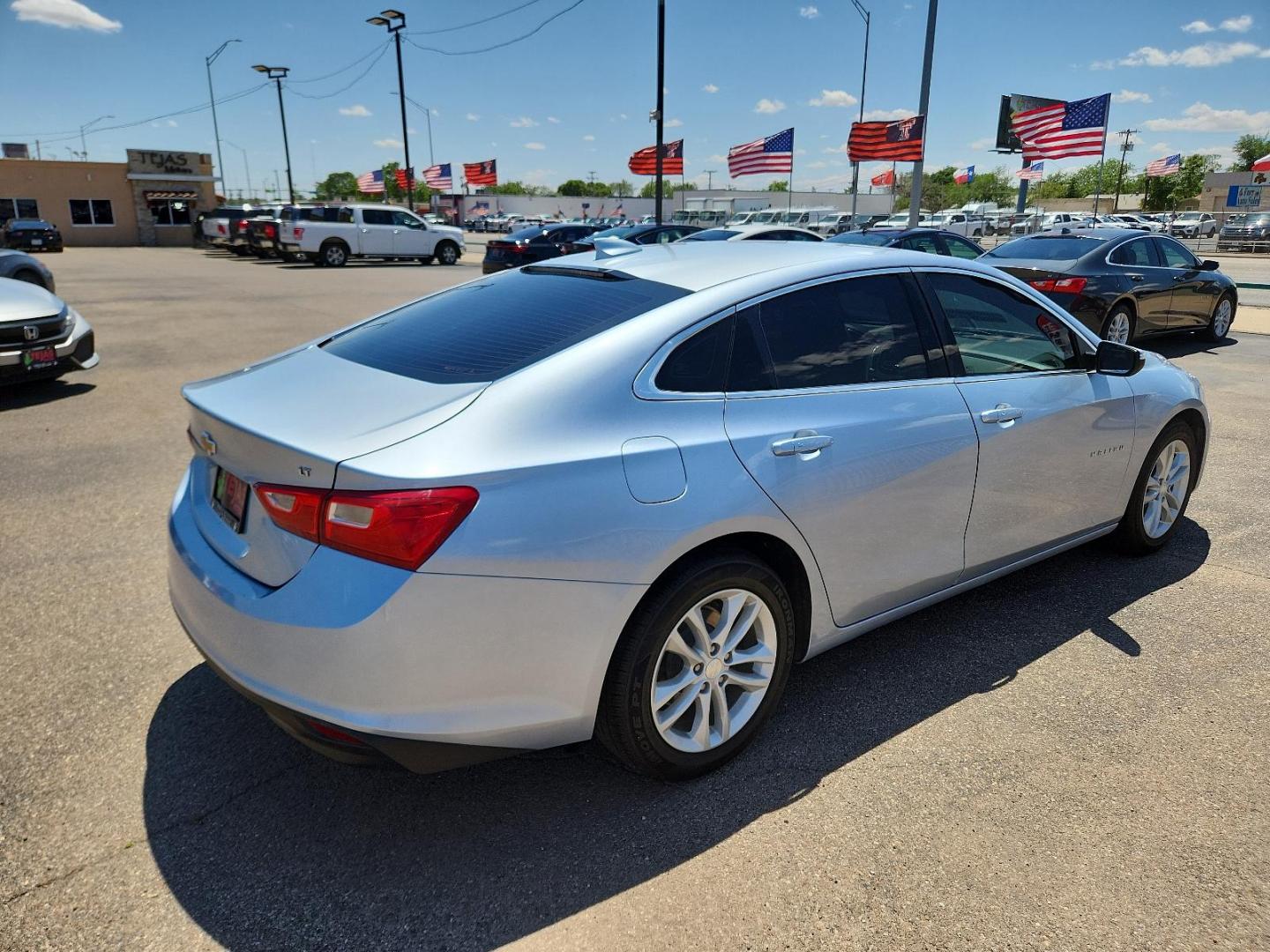 2017 BLUE Chevrolet Malibu LT (1G1ZE5ST8HF) with an ENGINE, 1.5L TURBO DOHC 4-CYLINDER DI engine, located at 4110 Avenue Q, Lubbock, 79412, 33.556553, -101.855820 - 03/28/2024 KEY IN ENVELOPE GOD - Photo#1