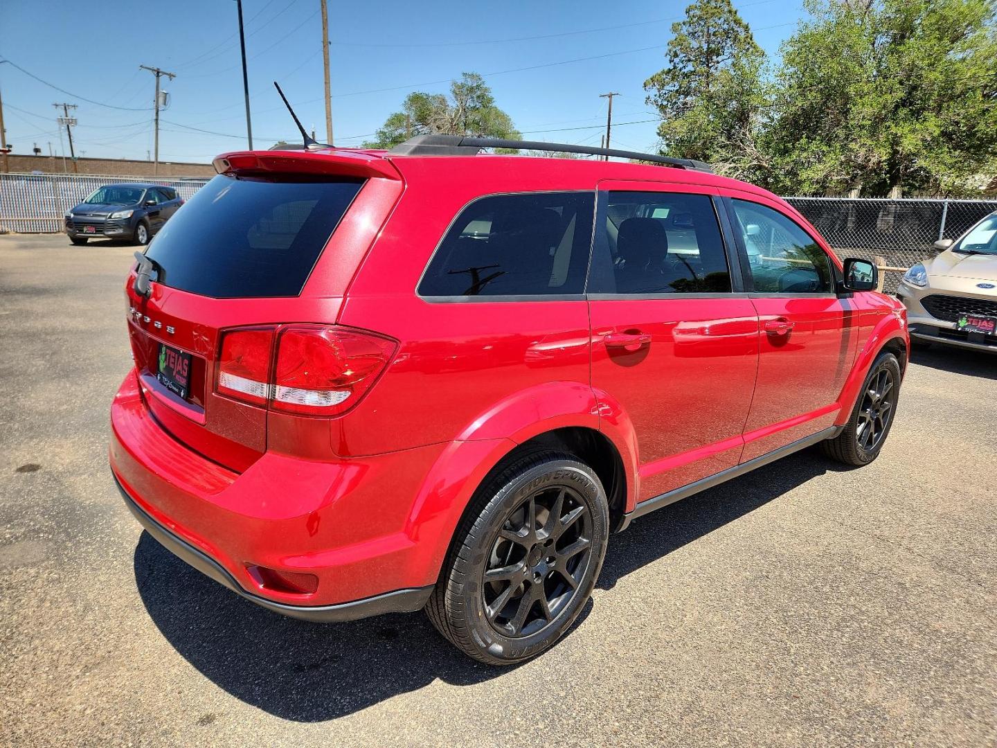 2016 RED Dodge Journey SXT (3C4PDCBB4GT) with an ENGINE: 2.4L I4 DOHC 16V DUAL VVT engine, located at 4110 Avenue Q, Lubbock, 79412, 33.556553, -101.855820 - 05/03/2024 inspection in envelope god 05/10/2024 key in envelope god - Photo#1