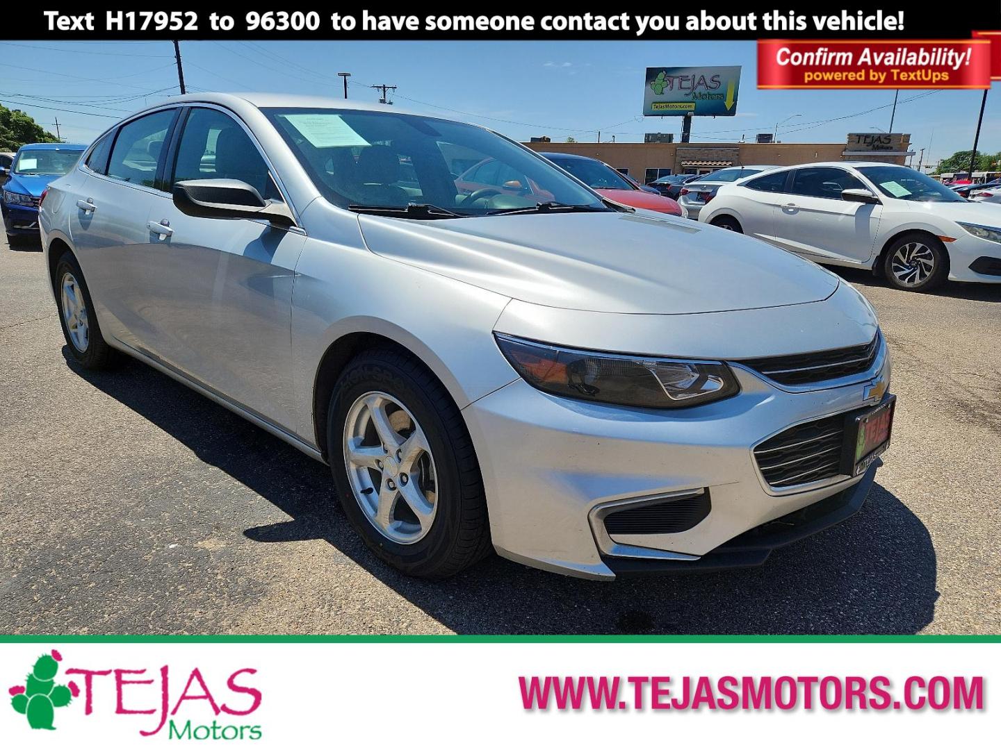 2018 SILVER /Dark Atmosphere/Medium Ash Gray - H1H Chevrolet Malibu LS (1G1ZB5ST1JF) with an ENGINE, 1.5L TURBO DOHC 4-CYLINDER DI engine, located at 4110 Avenue Q, Lubbock, 79412, 33.556553, -101.855820 - 05/04/2024 inspection in envelope god 05/15/2024 KEY IN ENVELOPE GOD - Photo#0