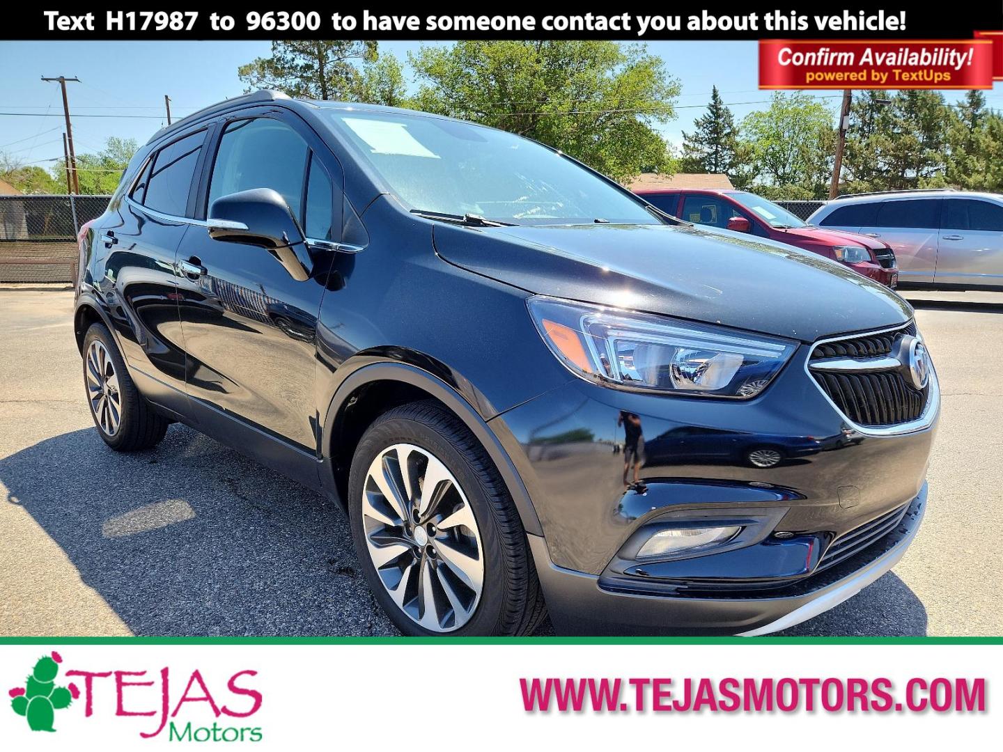 2017 BLACK /Black Buick Encore Preferred II (KL4CJBSM9HB) with an ENGINE, TURBO 1.4L VARIABLE VALVE TIMING DOHC 4-CYLINDER DIRECT INJECTION SIDI engine, located at 4110 Avenue Q, Lubbock, 79412, 33.556553, -101.855820 - 05/21/2024 KEY IN ENVELLOPE GOD - Photo#0