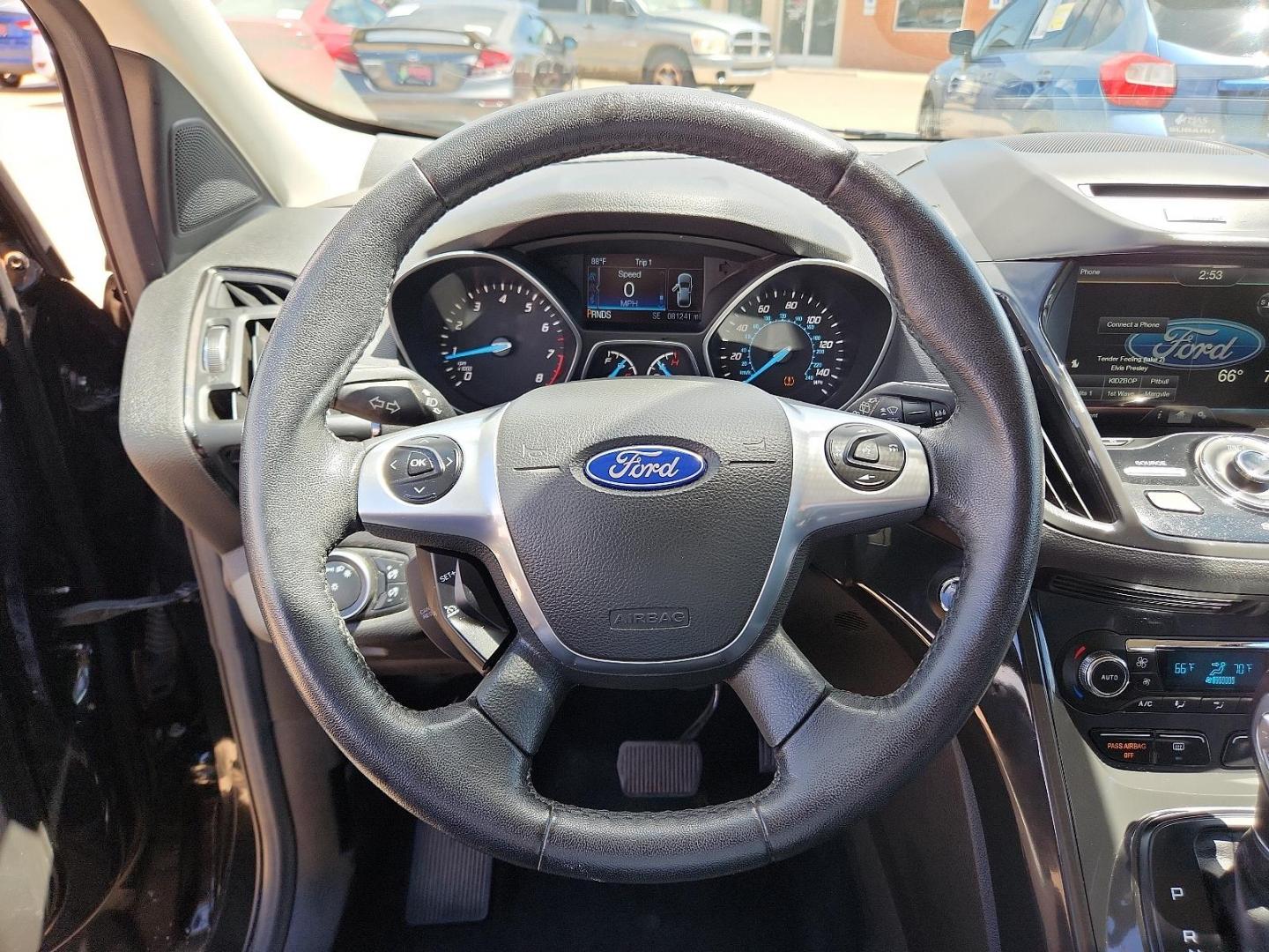 2015 BLACK Ford Escape Titanium (1FMCU9JX2FU) with an ENGINE: 1.6L ECOBOOST engine, located at 4110 Avenue Q, Lubbock, 79412, 33.556553, -101.855820 - 05/24/2024 KEY IN ENVELOPE GOD - Photo#10