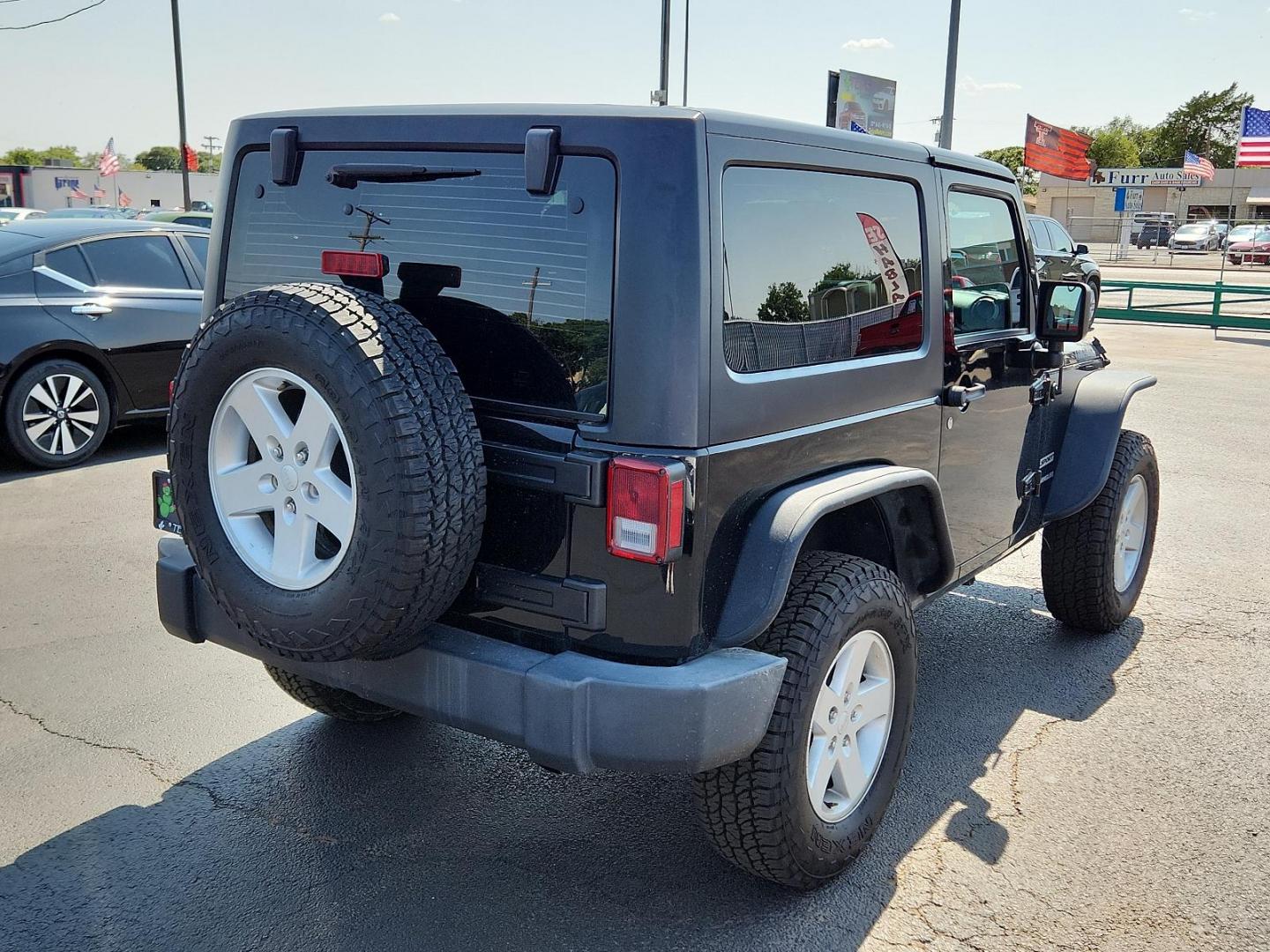 2017 BLACK Jeep Wrangler Sport (1C4AJWAG4HL) with an ENGINE: 3.6L V6 24V VVT engine, located at 4110 Avenue Q, Lubbock, 79412, 33.556553, -101.855820 - 05/21/2024 KEY IN ENVELOPE GOD 05/24/2024 INSPECTION IN ENVELOPE GOD - Photo#1