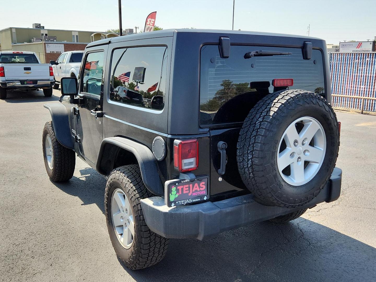 2017 BLACK Jeep Wrangler Sport (1C4AJWAG4HL) with an ENGINE: 3.6L V6 24V VVT engine, located at 4110 Avenue Q, Lubbock, 79412, 33.556553, -101.855820 - 05/21/2024 KEY IN ENVELOPE GOD 05/24/2024 INSPECTION IN ENVELOPE GOD - Photo#2