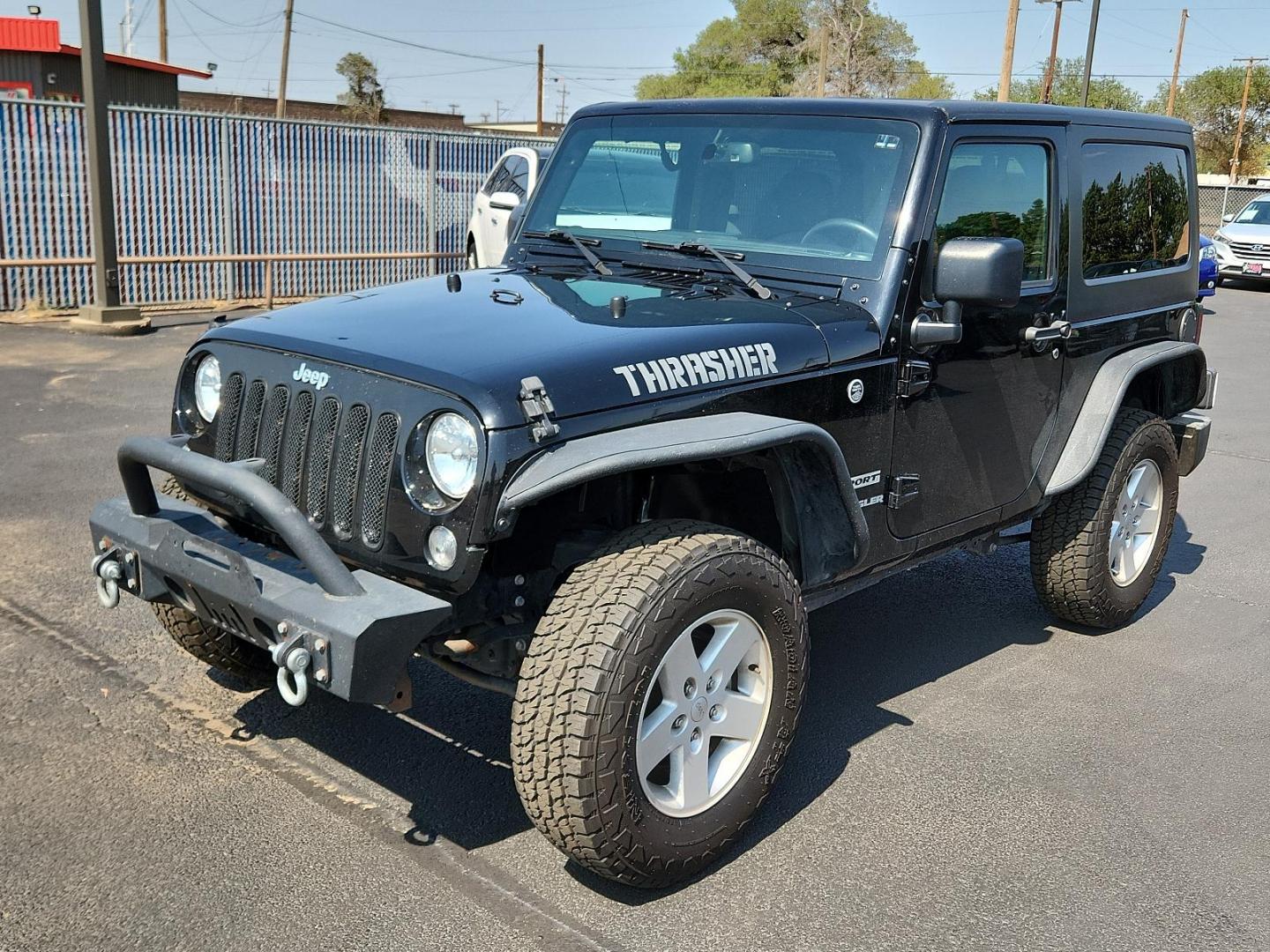 2017 BLACK Jeep Wrangler Sport (1C4AJWAG4HL) with an ENGINE: 3.6L V6 24V VVT engine, located at 4110 Avenue Q, Lubbock, 79412, 33.556553, -101.855820 - 05/21/2024 KEY IN ENVELOPE GOD 05/24/2024 INSPECTION IN ENVELOPE GOD - Photo#3