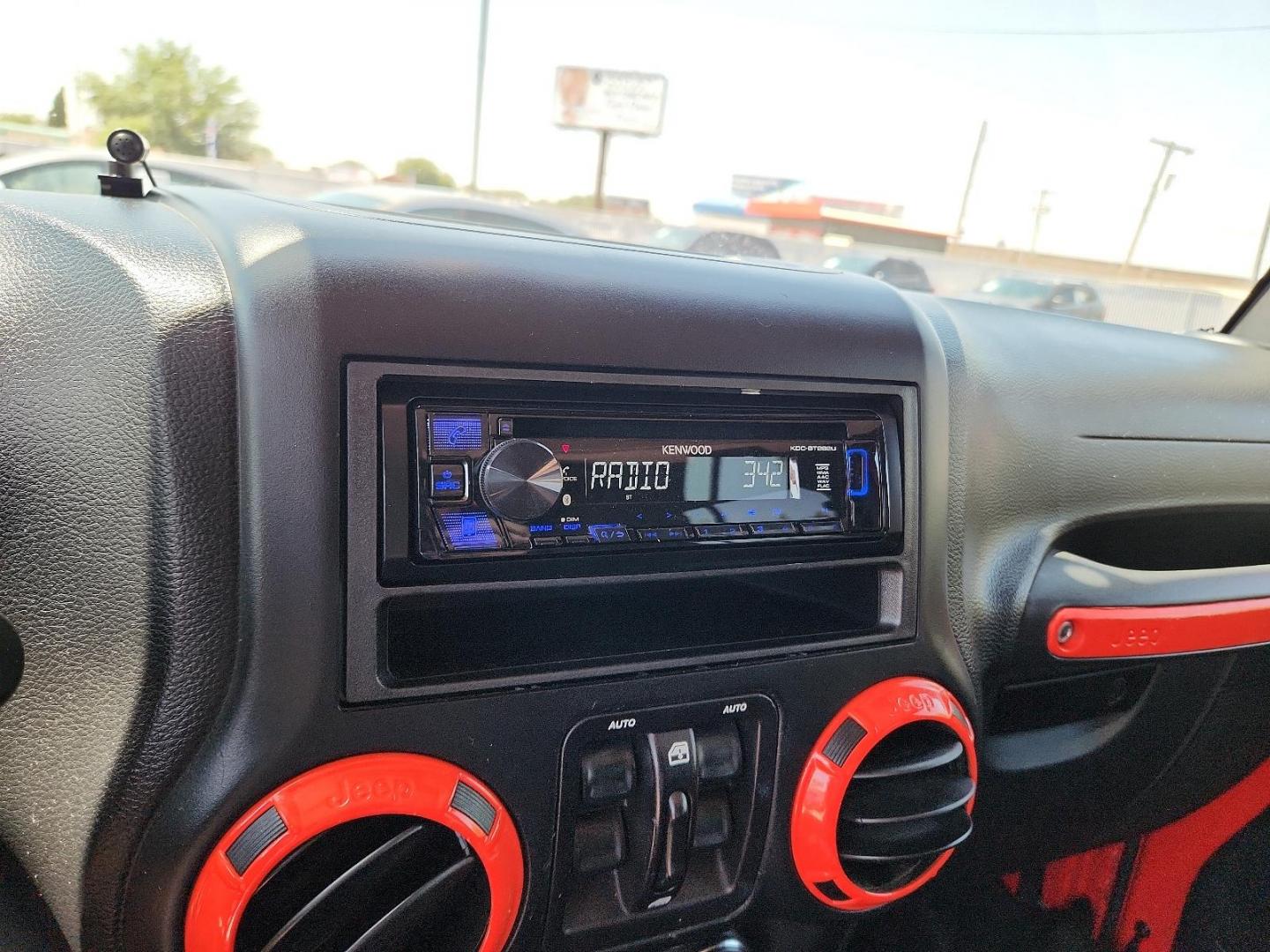 2016 RED Jeep Wrangler Unlimited Sport (1C4BJWDG3GL) with an ENGINE: 3.6L V6 24V VVT engine, located at 4110 Avenue Q, Lubbock, 79412, 33.556553, -101.855820 - Photo#7