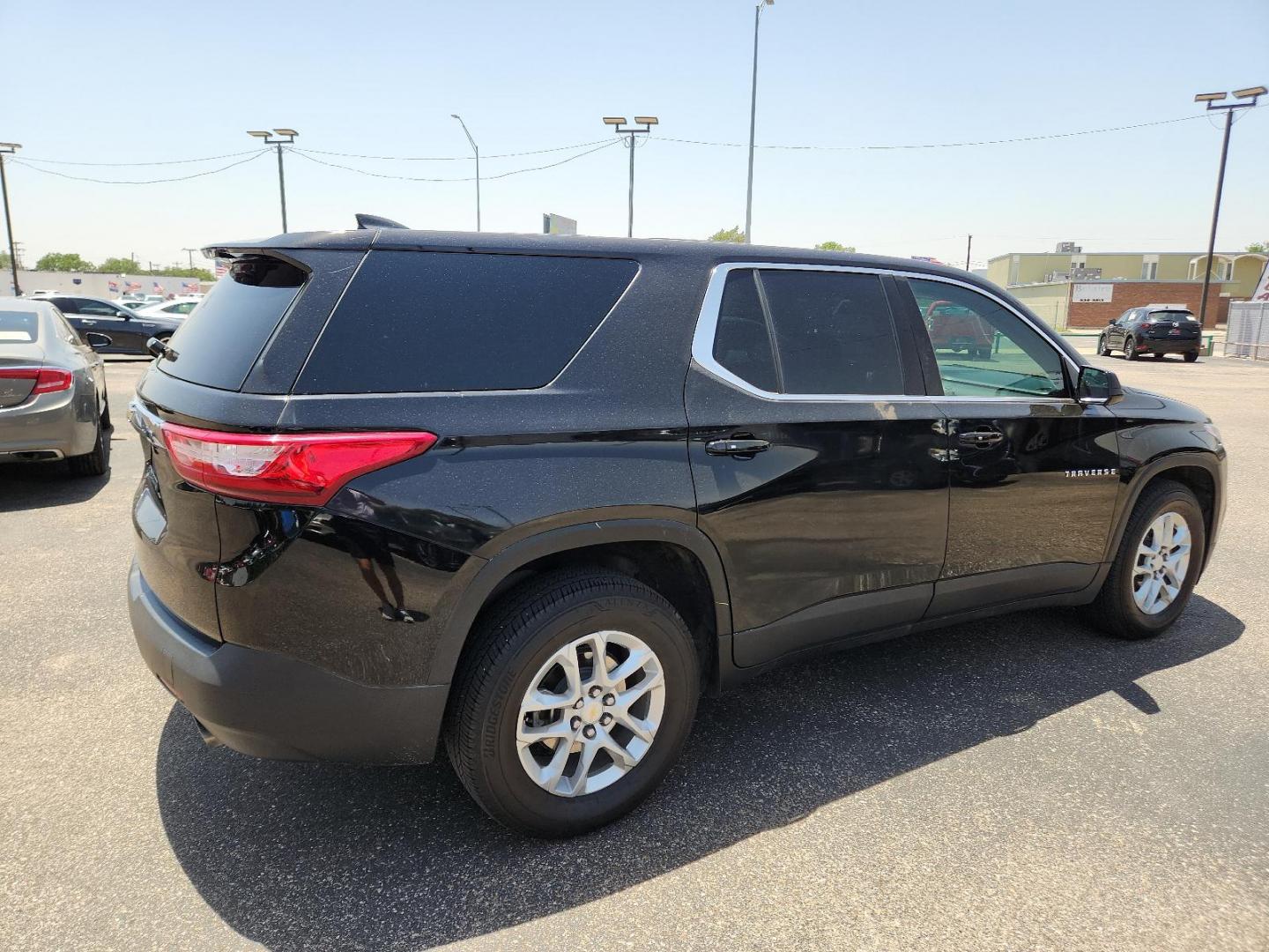 2019 BLACK Chevrolet Traverse LS (1GNERFKW5KJ) with an ENGINE, 3.6L V6, SIDI, VVT engine, located at 4110 Avenue Q, Lubbock, 79412, 33.556553, -101.855820 - 06/13/2024 KEY IN ENVELOPE GOD - Photo#1