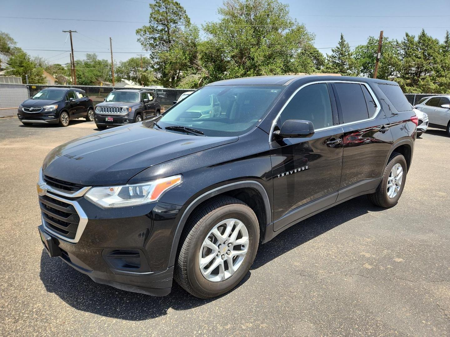 2019 BLACK Chevrolet Traverse LS (1GNERFKW5KJ) with an ENGINE, 3.6L V6, SIDI, VVT engine, located at 4110 Avenue Q, Lubbock, 79412, 33.556553, -101.855820 - 06/13/2024 KEY IN ENVELOPE GOD - Photo#3