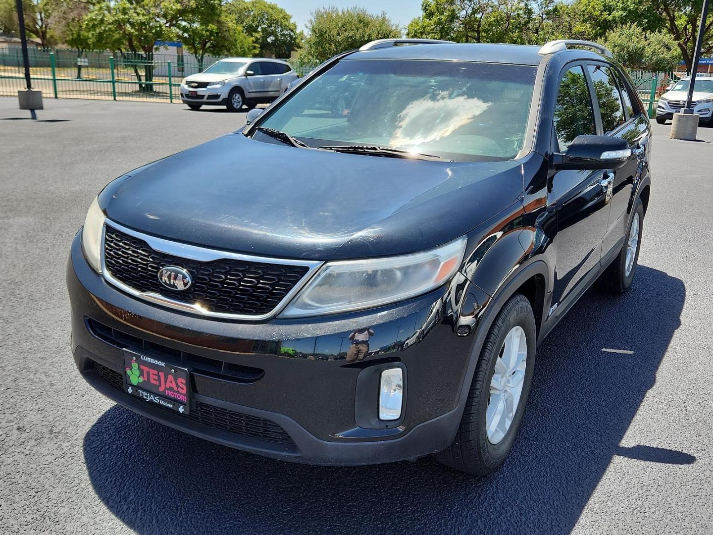 2015 BLACK Kia Sorento LX (5XYKTCA66FG) with an Engine: 2.4L I4 GDI DOHC w/Dual CVVT engine, located at 4110 Avenue Q, Lubbock, 79412, 33.556553, -101.855820 - 06/19/2024 KEY IN ENVELOPE GOD 06/29/2024 INSPECTION IN ENVELOPE GOD - Photo#3