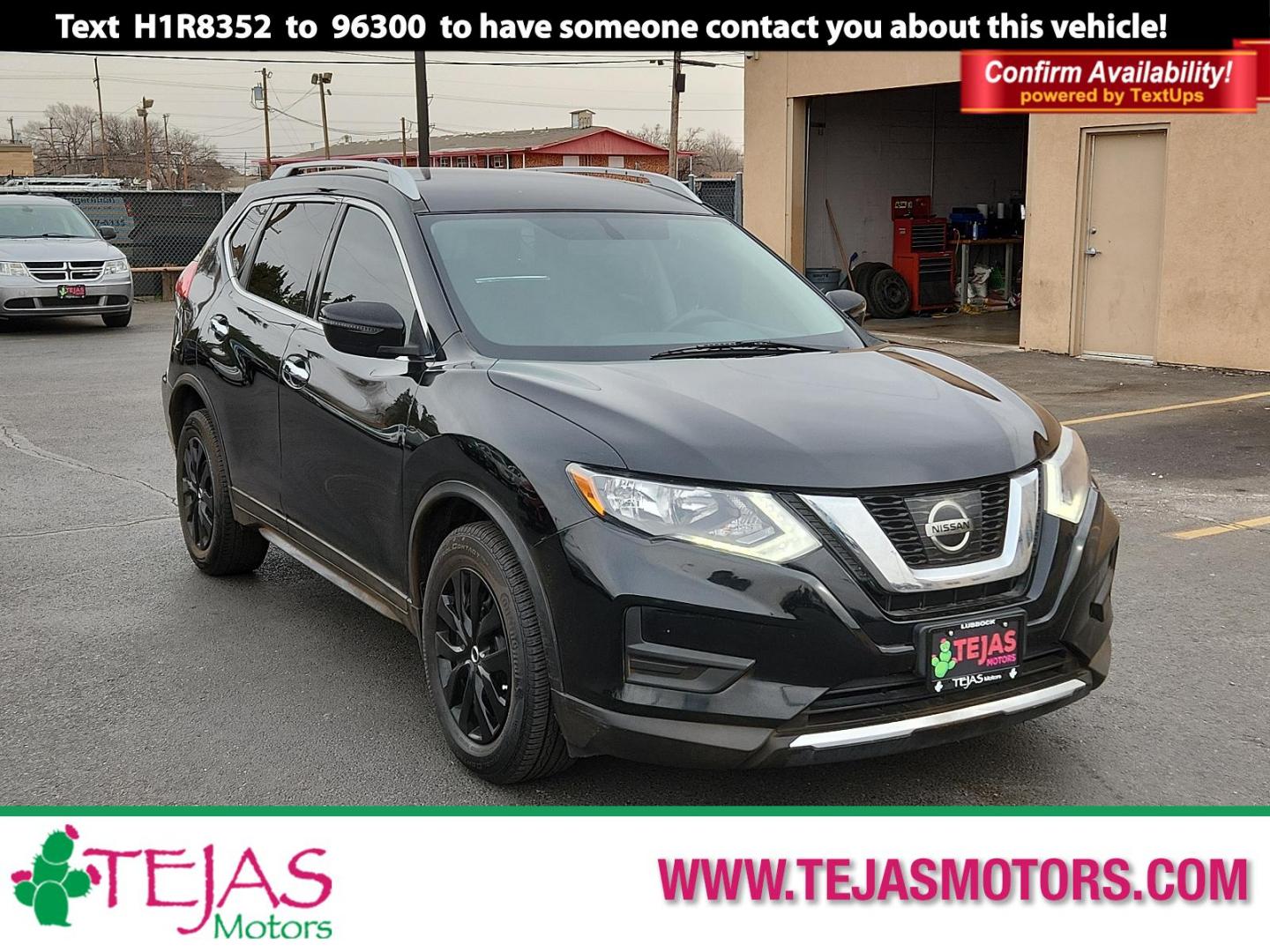 2017 BLACK Nissan Rogue S (KNMAT2MT4HP) with an Engine: 2.5L DOHC 16-Valve I4 -inc: ECO mode engine, located at 4110 Avenue Q, Lubbock, 79412, 33.556553, -101.855820 - Photo#0