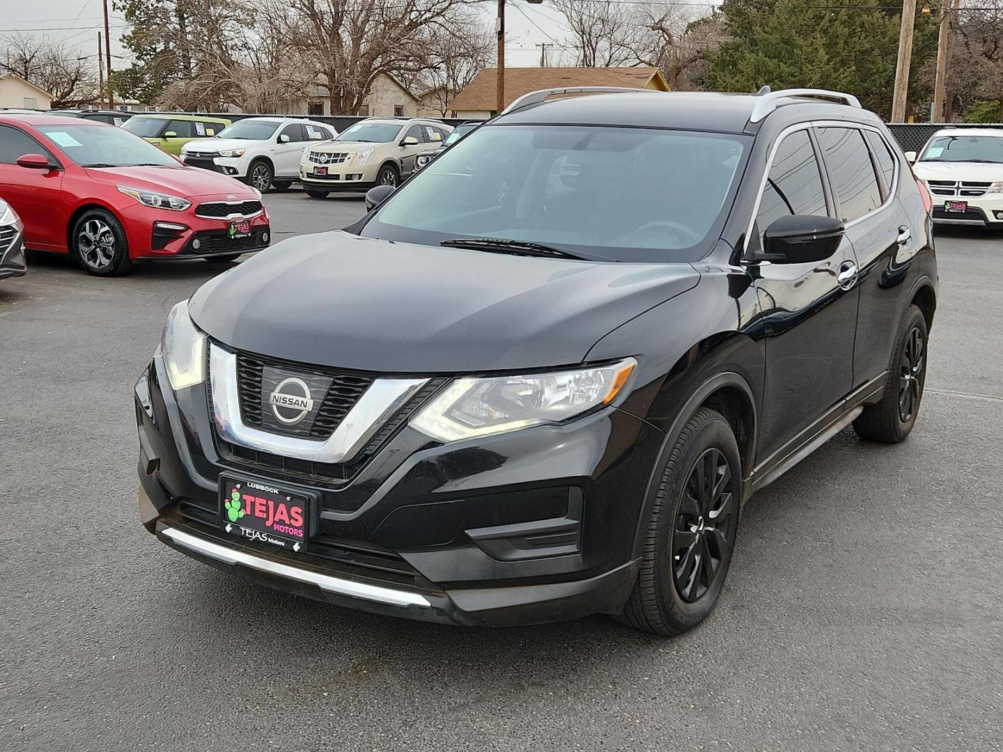 2017 BLACK Nissan Rogue S (KNMAT2MT4HP) with an Engine: 2.5L DOHC 16-Valve I4 -inc: ECO mode engine, located at 4110 Avenue Q, Lubbock, 79412, 33.556553, -101.855820 - Photo#3