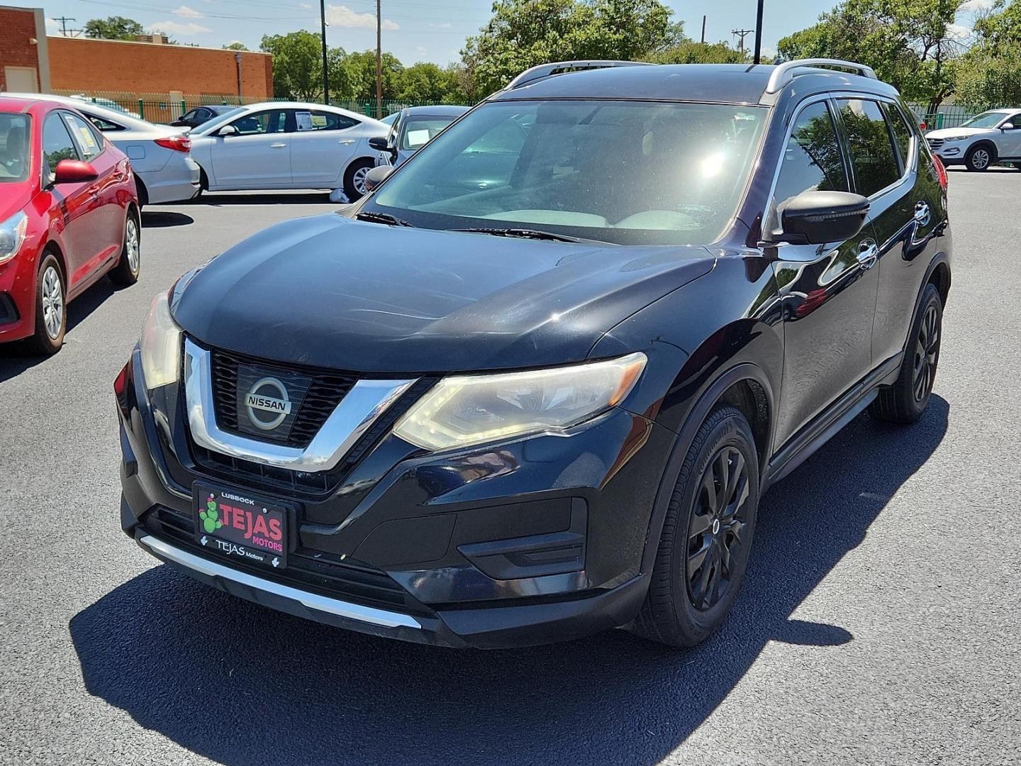 2017 BLACK Nissan Rogue S (KNMAT2MT4HP) with an Engine: 2.5L DOHC 16-Valve I4 -inc: ECO mode engine, located at 4110 Avenue Q, Lubbock, 79412, 33.556553, -101.855820 - 06/21/24 KEY IN ENVELOPE GOD 07/03/2024 INSPECTION IN ENVELOPE GOD - Photo#3