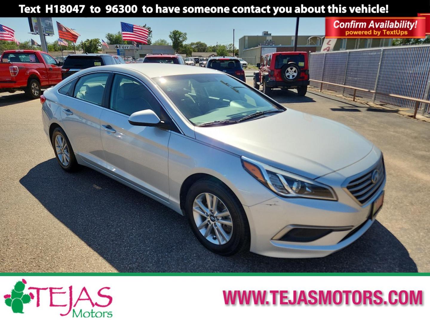 2017 SILVER Hyundai Sonata 2.4L (5NPE24AF1HH) with an Engine: 2.4L GDI 4-Cylinder engine, located at 4110 Avenue Q, Lubbock, 79412, 33.556553, -101.855820 - 06/22/2024 KEY IN ENVELOPE GOD 06/29/2024 INSPECTION IN ENVELOPE GOD - Photo#0