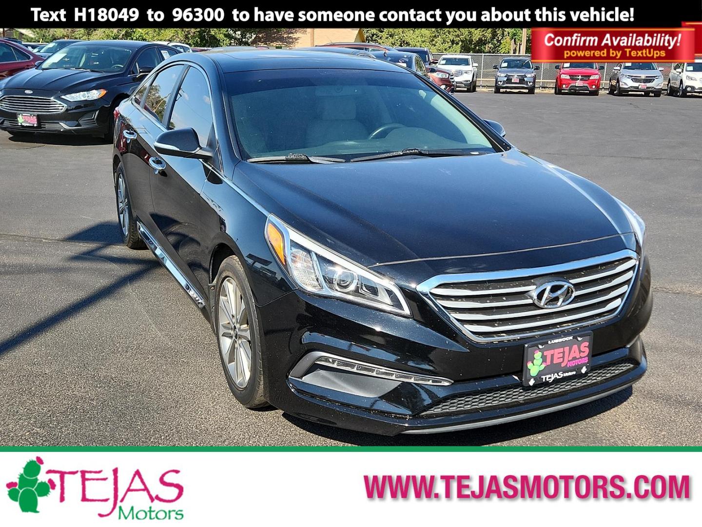 2017 BLACK Hyundai Sonata Limited (5NPE34AF7HH) with an Engine: 2.4L GDI 4-Cylinder engine, located at 4110 Avenue Q, Lubbock, 79412, 33.556553, -101.855820 - 07/13/2024 KEY IN ENVELOPE GOD - Photo#0