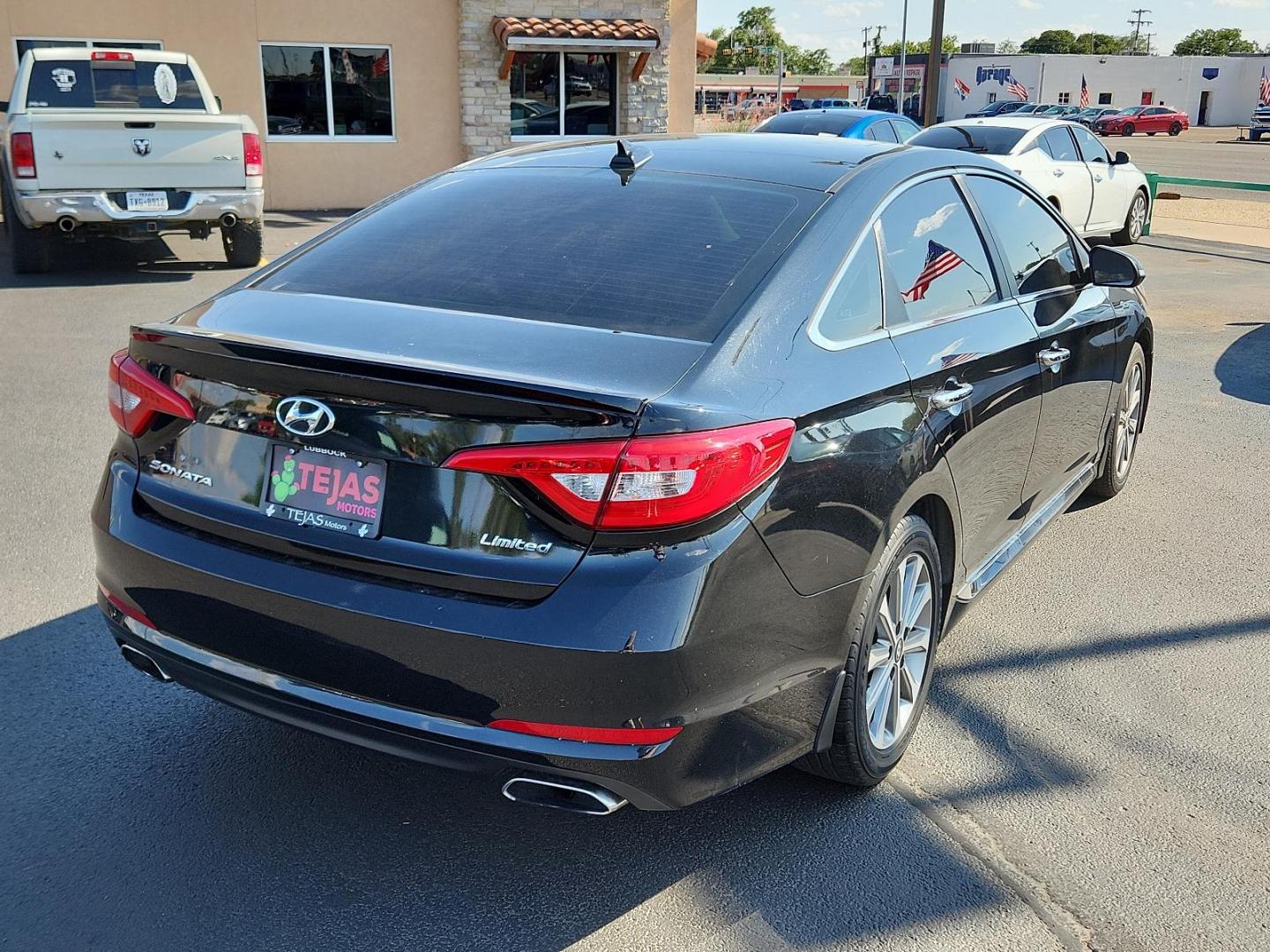 2017 BLACK Hyundai Sonata Limited (5NPE34AF7HH) with an Engine: 2.4L GDI 4-Cylinder engine, located at 4110 Avenue Q, Lubbock, 79412, 33.556553, -101.855820 - 07/13/2024 KEY IN ENVELOPE GOD - Photo#1