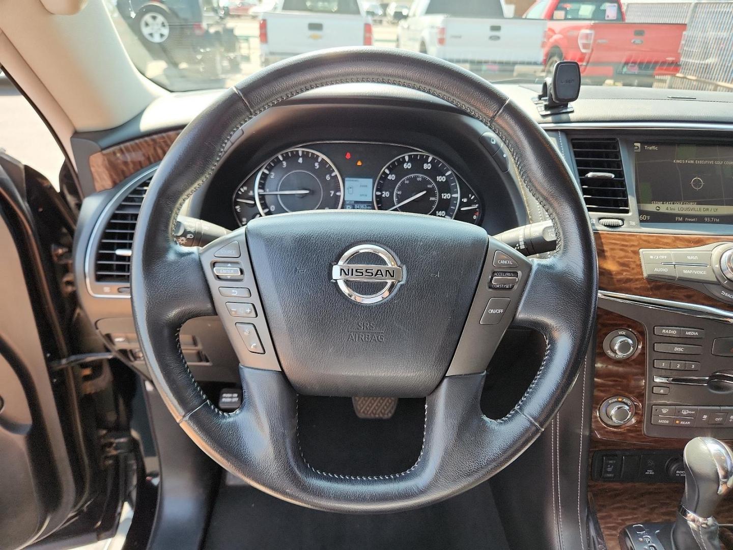 2018 BLACK Nissan Armada SV (JN8AY2ND0JX) with an Engine: 5.6L DOHC 32V Endurance V8 engine, located at 4110 Avenue Q, Lubbock, 79412, 33.556553, -101.855820 - Photo#10