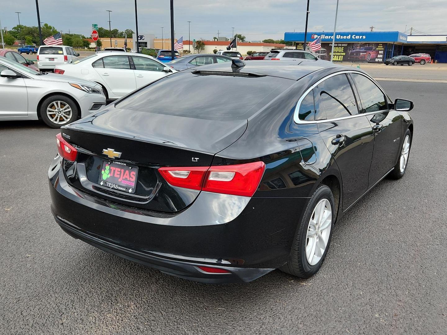 2018 BLACK Chevrolet Malibu LT (1G1ZD5ST6JF) with an ENGINE, 1.5L TURBO DOHC 4-CYLINDER DI engine, located at 4110 Avenue Q, Lubbock, 79412, 33.556553, -101.855820 - 07/20/2024 KEY IN ENVELOPE GOD - Photo#1