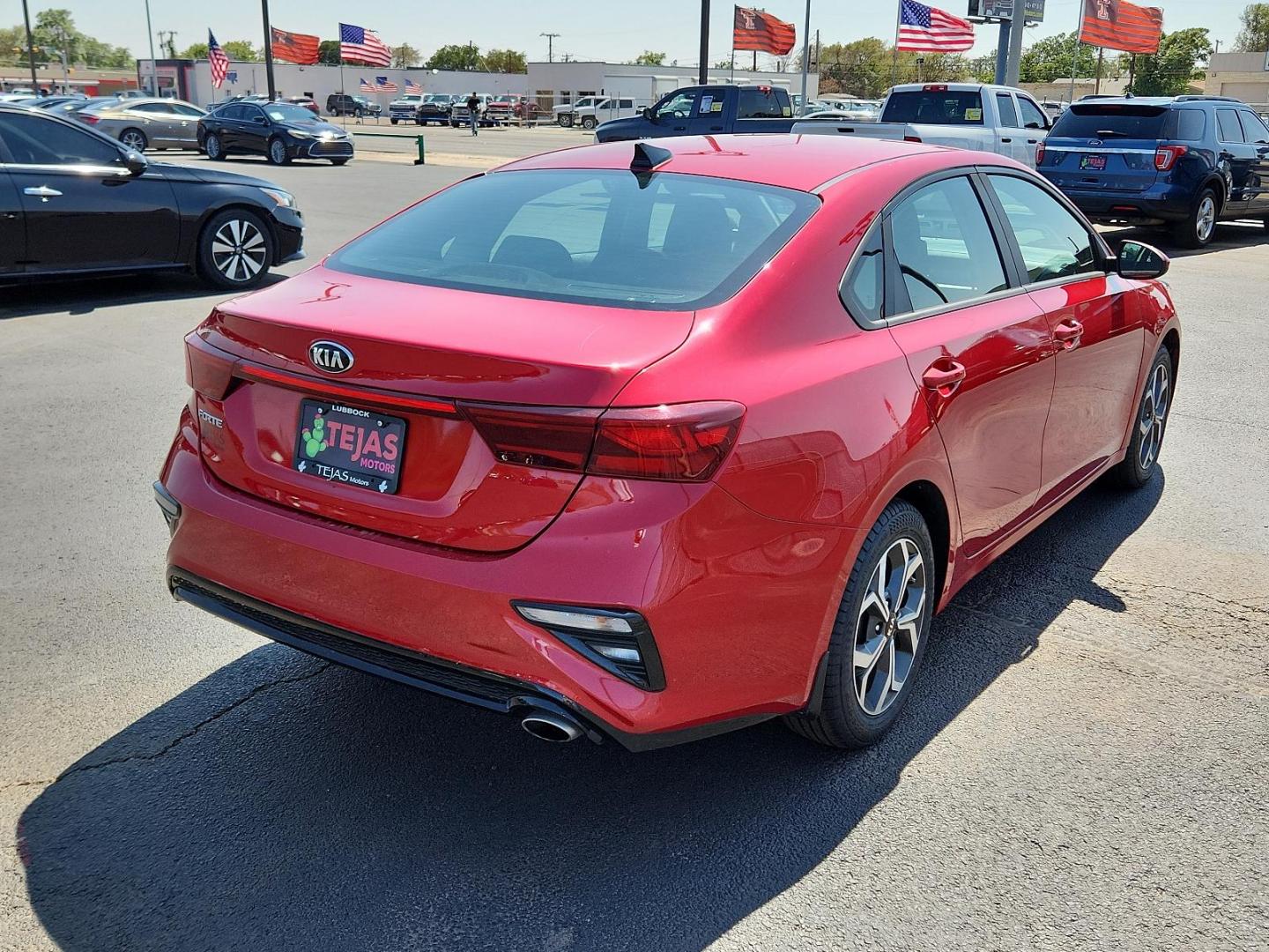 2019 RED Kia Forte LXS (3KPF24AD7KE) with an Engine: 2.0L I4 DOHC D-CVVT MPI engine, located at 4110 Avenue Q, Lubbock, 79412, 33.556553, -101.855820 - 07/19/2024 INSPECTION IN ENVELOPE GOD 07/20/2024 KEY IN ENVELOPE GOD - Photo#1