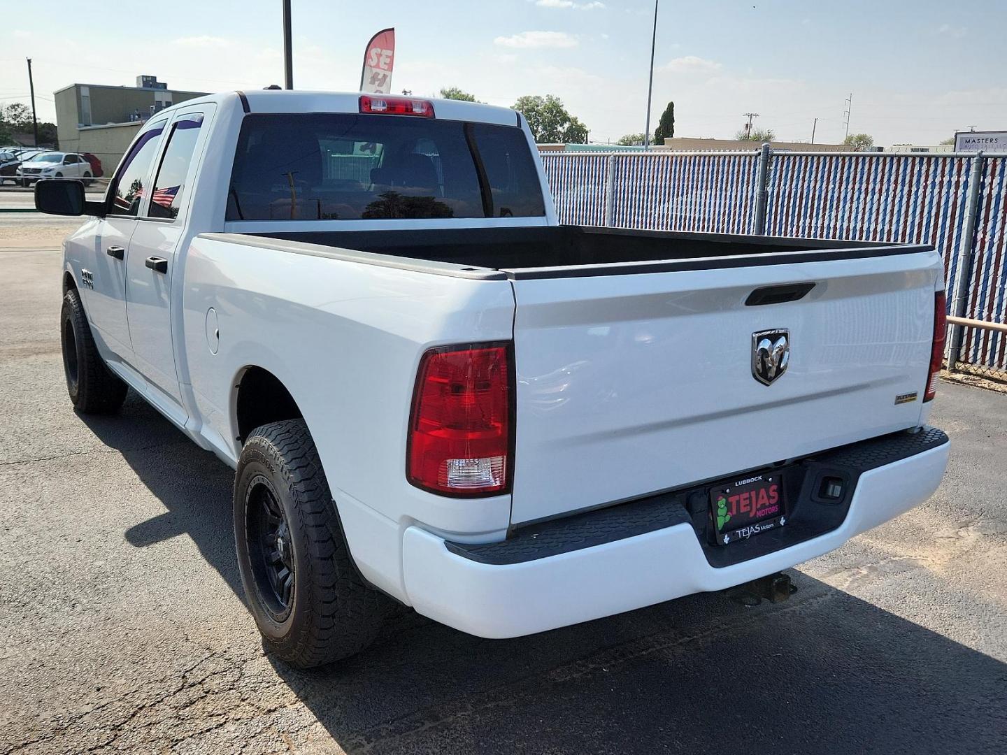 2018 WHITE Ram 1500 Tradesman (1C6RR6FG1JS) with an ENGINE: 3.6L V6 24V VVT engine, located at 4110 Avenue Q, Lubbock, 79412, 33.556553, -101.855820 - 07/19/2024 KEY AND INSPECTION IN ENVELOPE GOD - Photo#2