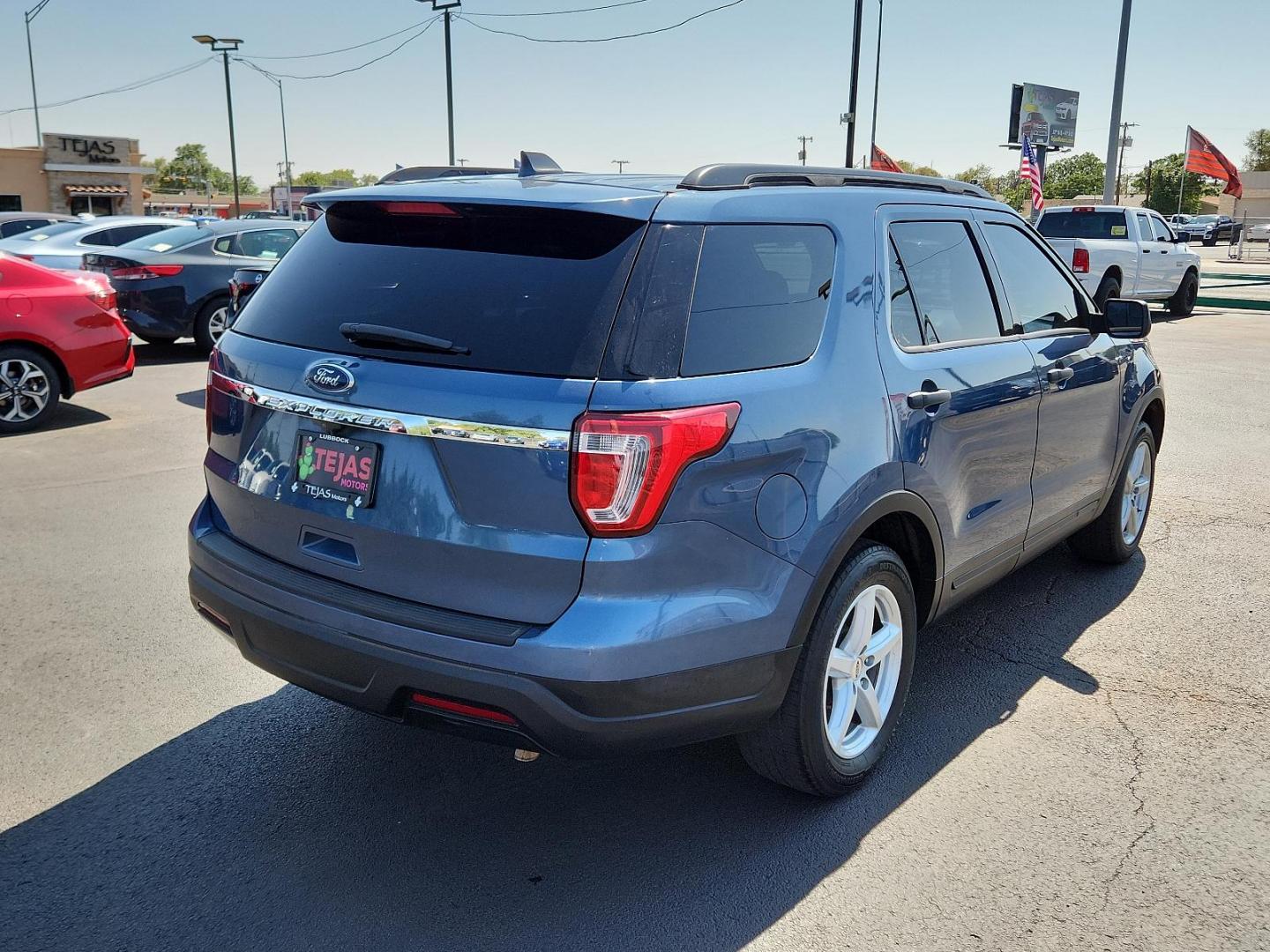 2018 Blue Metallic Ford Explorer Base (1FM5K7B86JG) with an ENGINE: 3.5L TI-VCT V6 engine, located at 4110 Avenue Q, Lubbock, 79412, 33.556553, -101.855820 - 07/23/2024 INSPECTION IN ENVELOPE GOD 07/30/2024 KEY IN ENVELOPE GOD - Photo#1