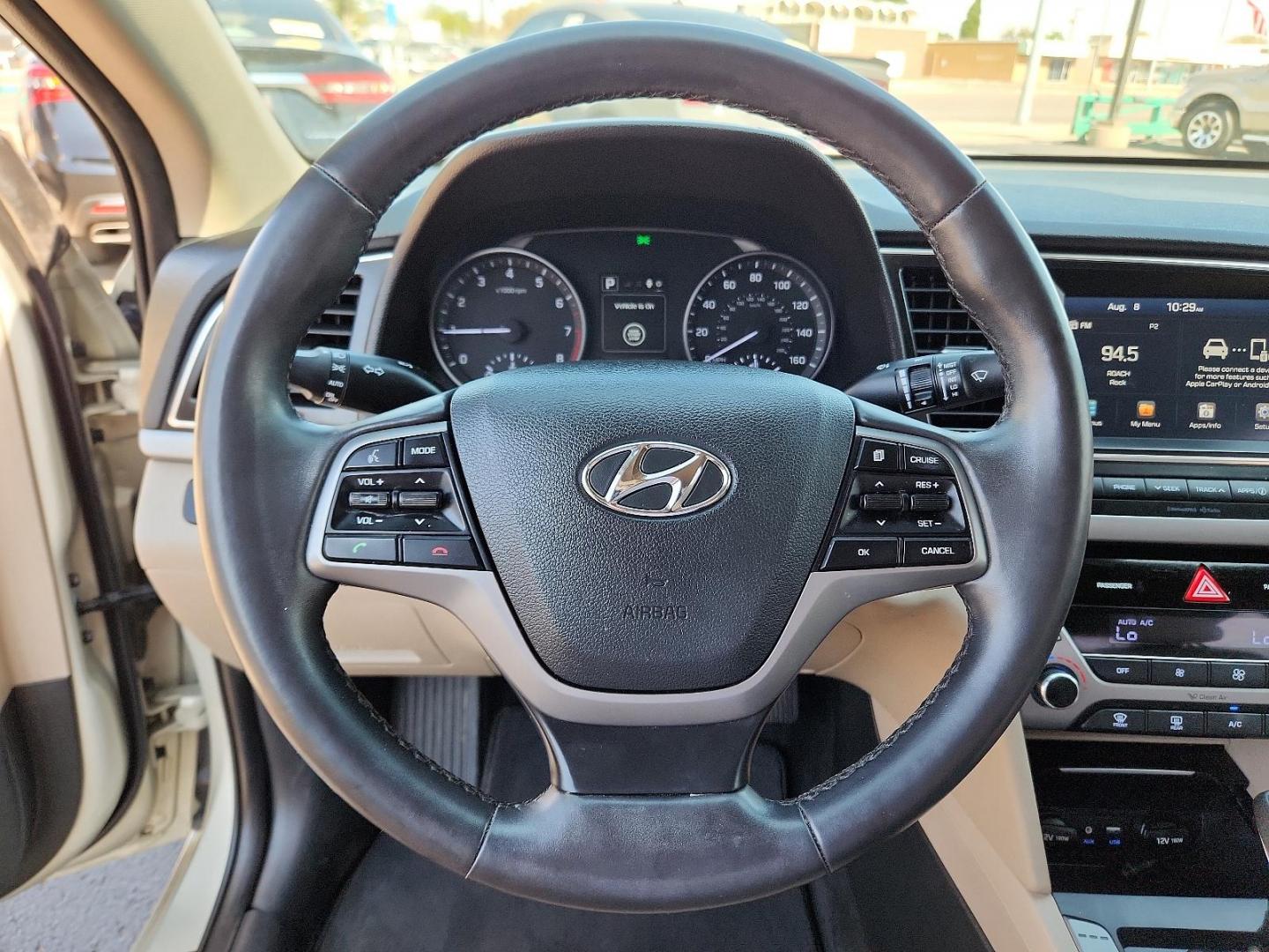 2018 TAN Hyundai Elantra Value Edition (KMHD84LF4JU) with an Engine: 2.0L DOHC 16V 4-Cylinder D-CVVT MPI engine, located at 4110 Avenue Q, Lubbock, 79412, 33.556553, -101.855820 - Photo#10