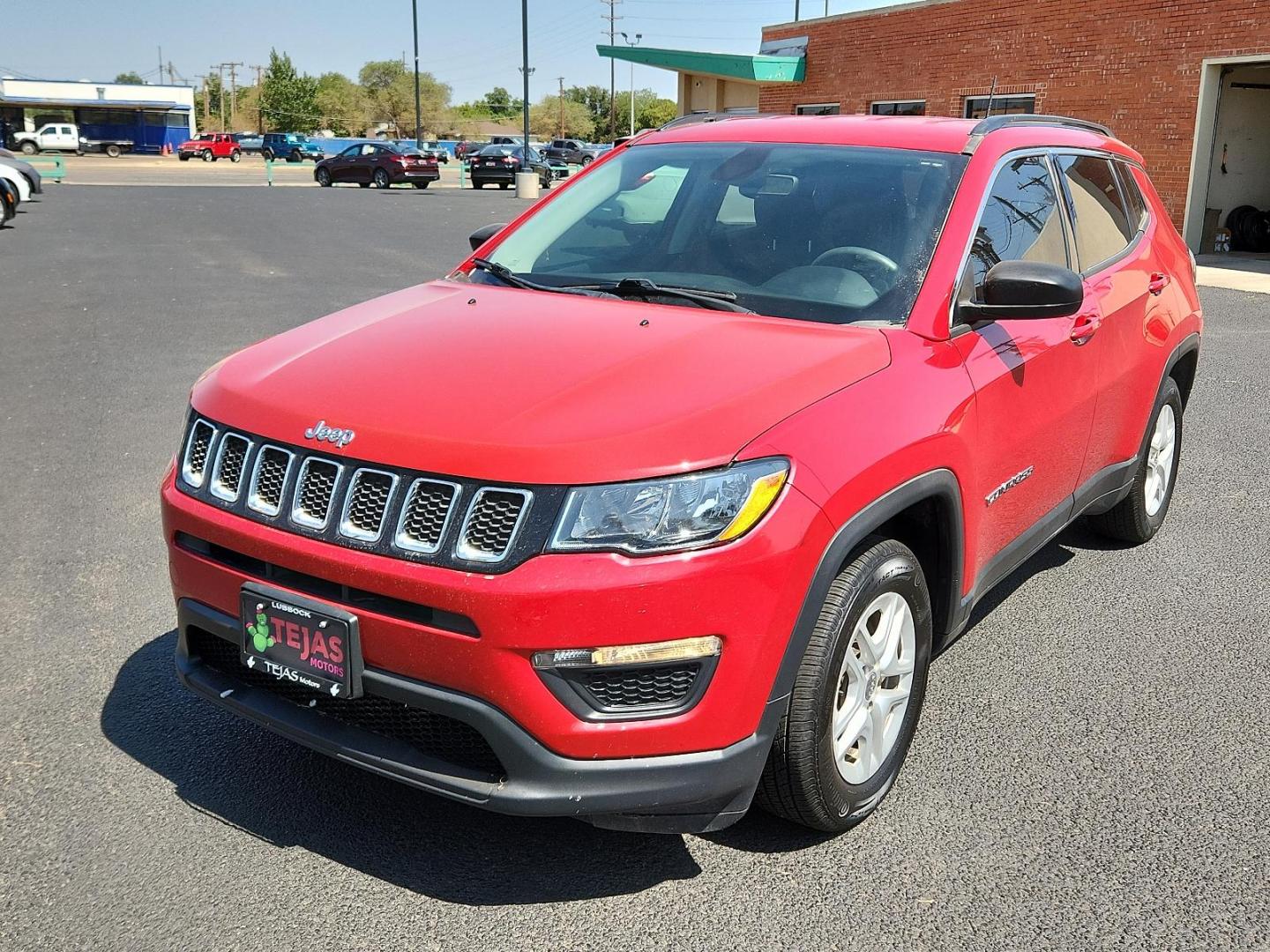 2020 Redline Pearlcoat - PRM /Black - A7X9 Jeep Compass Sport (3C4NJCAB3LT) with an ENGINE: 2.4L I4 ZERO EVAP M-AIR W/ESS engine, located at 4110 Avenue Q, Lubbock, 79412, 33.556553, -101.855820 - Photo#3