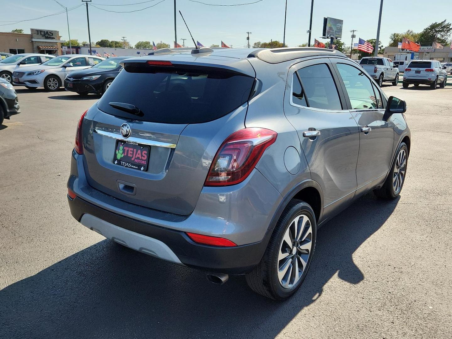 2019 GRAY Buick Encore Essence (KL4CJCSM7KB) with an ENGINE, TURBO 1.4L VARIABLE VALVE TIMING DOHC 4-CYLINDER DIRECT INJECTION SIDI engine, located at 4110 Avenue Q, Lubbock, 79412, 33.556553, -101.855820 - 08/16/2024 KEY IN ENVELOPE GOD - Photo#1