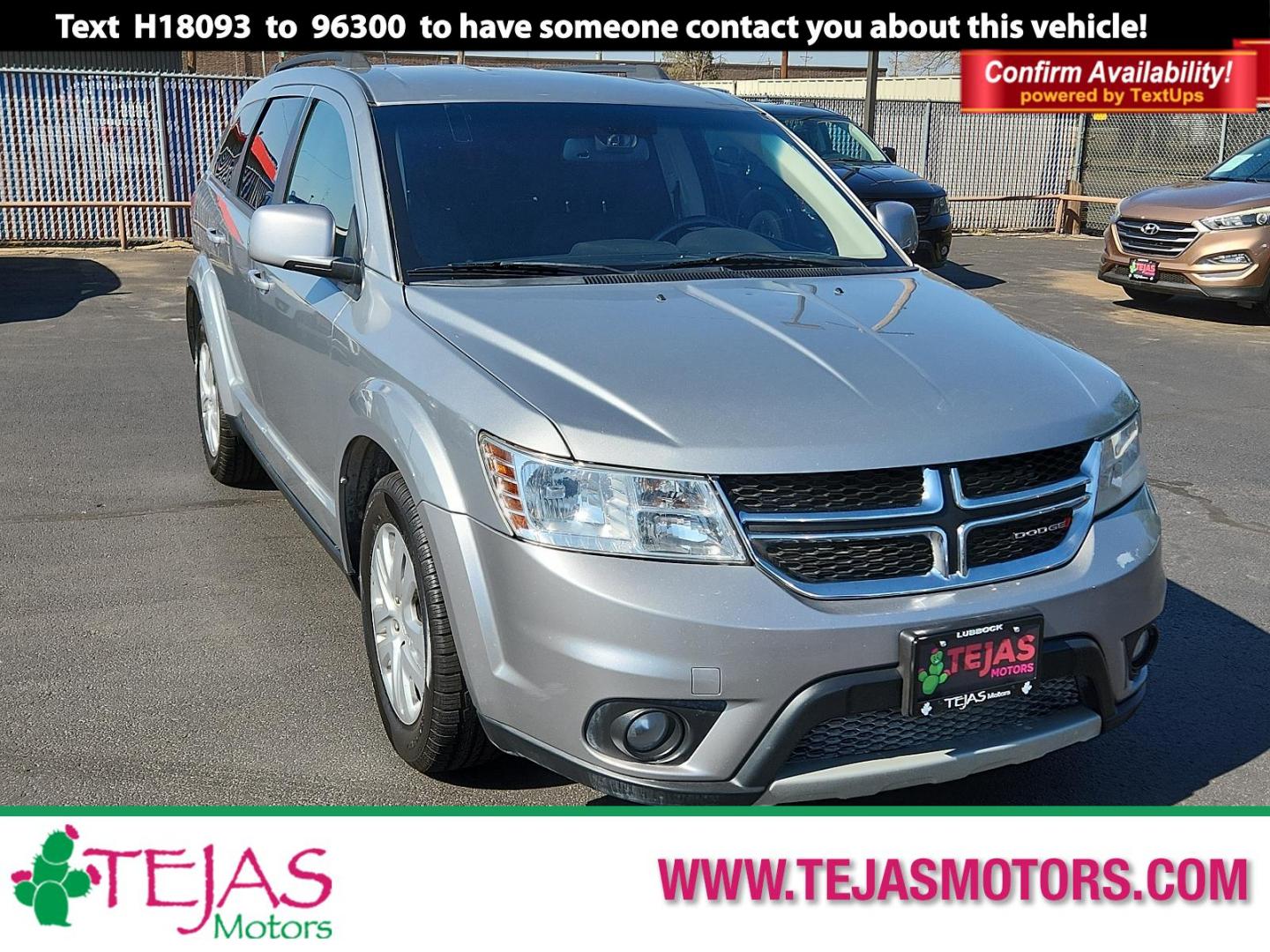 2019 SILVER Dodge Journey SE (3C4PDCBBXKT) with an ENGINE: 2.4L I4 DOHC 16V DUAL VVT engine, located at 4110 Avenue Q, Lubbock, 79412, 33.556553, -101.855820 - 08/09/2024 INSPECTION AND KEY IN ENVELOPE GOD - Photo#0